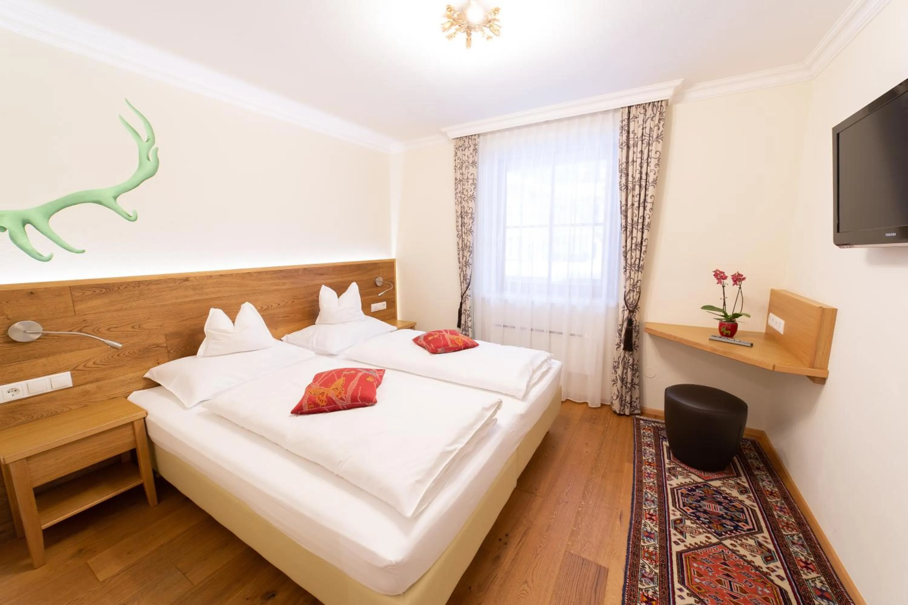 Bedroom, Bed in Aparthotel Hirschenau