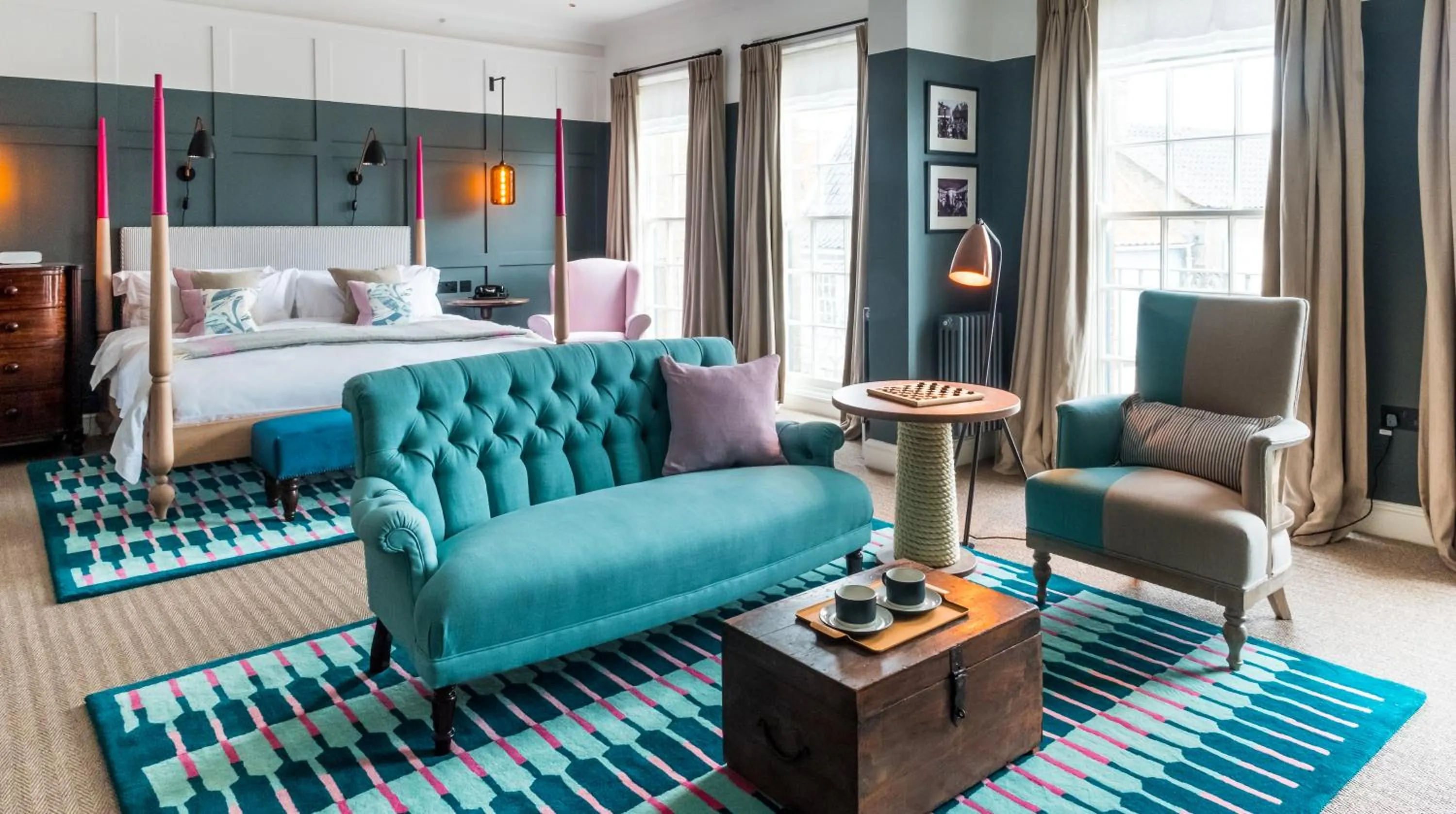 Coffee/tea facilities, Bed in The Swan Hotel