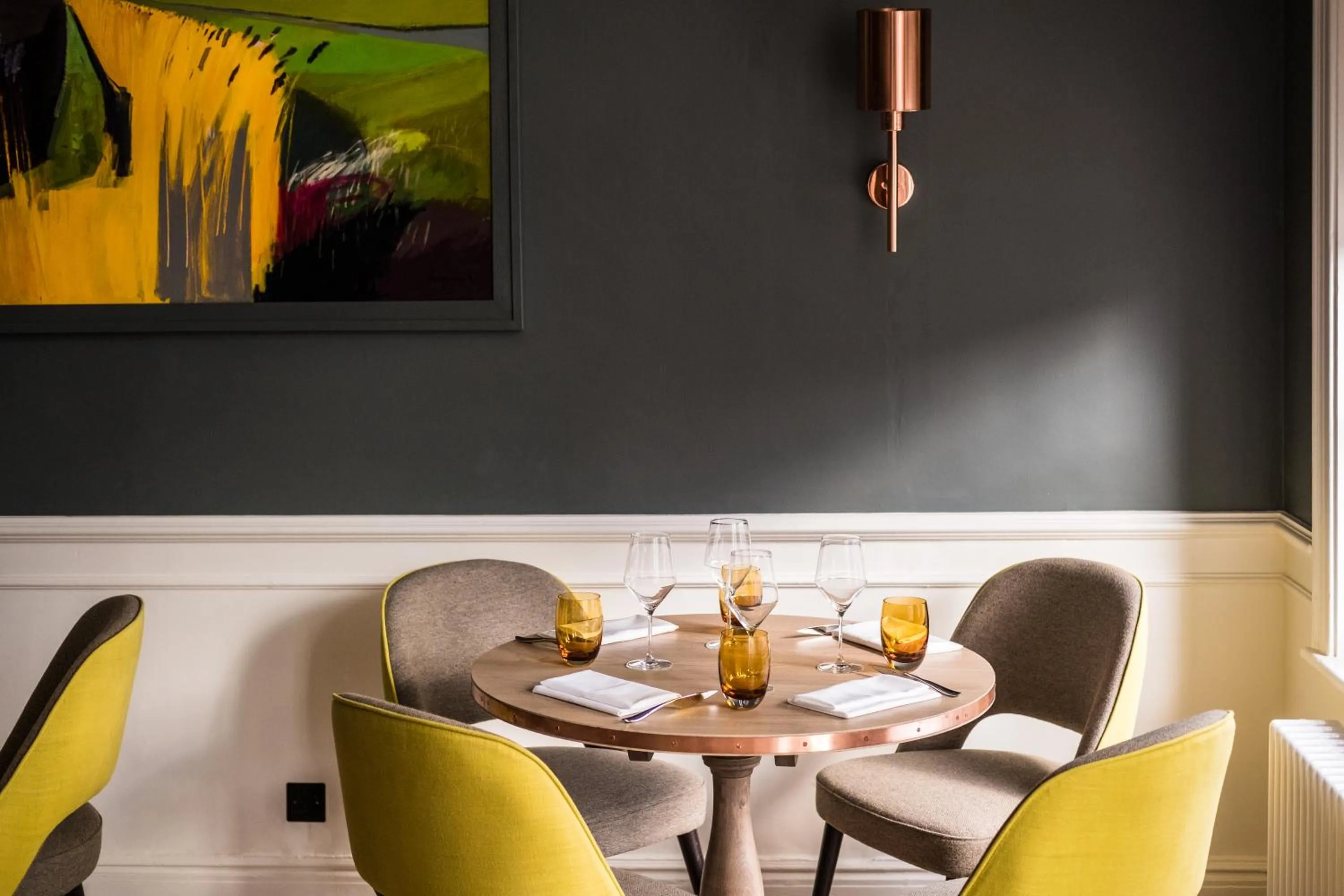 Dining area in The Swan Hotel