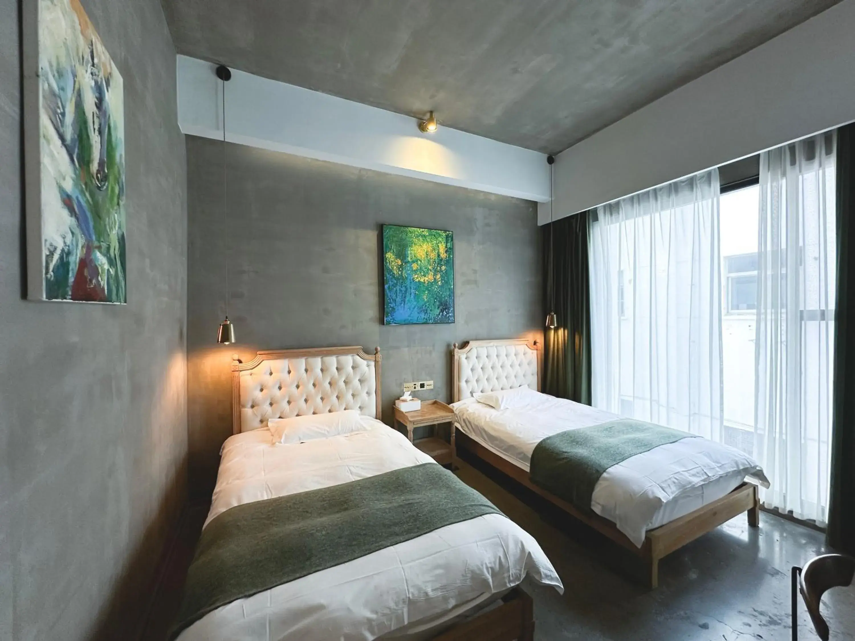 Standard Twin Room in Suzhou Unique Space Design Art Hotel Standard Twin Room in Suzhou Unique Space Design Art Hotel