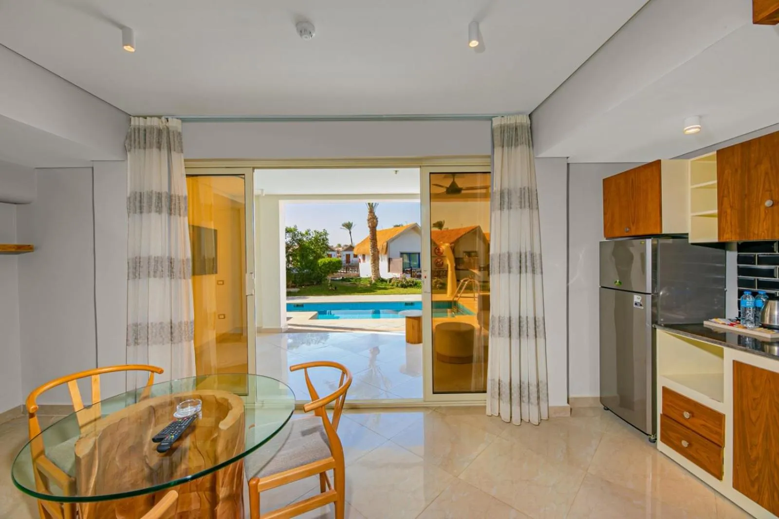 Kitchen or kitchenette in Panorama Bungalows Resort El Gouna