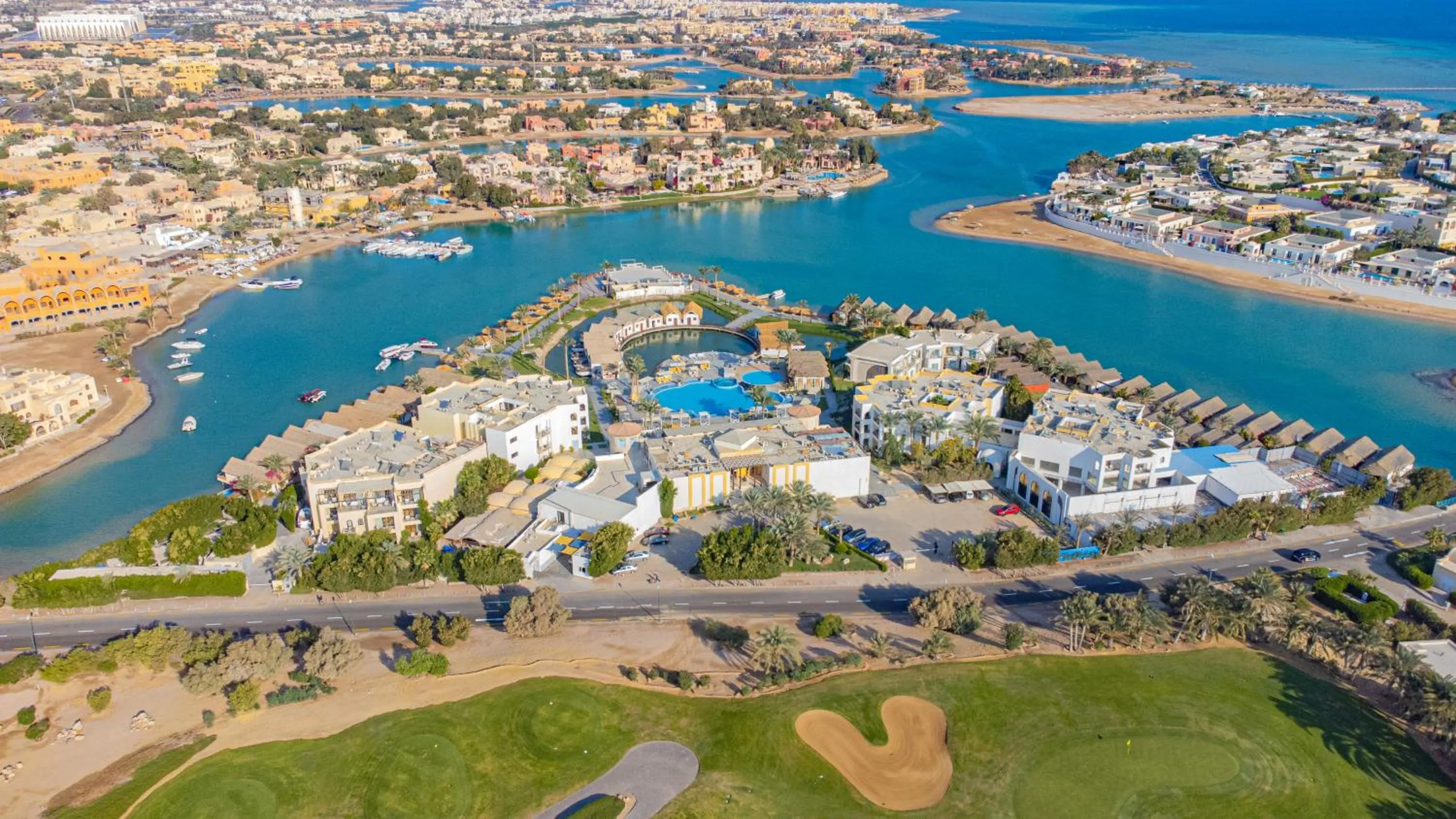 Property building in Panorama Bungalows Resort El Gouna