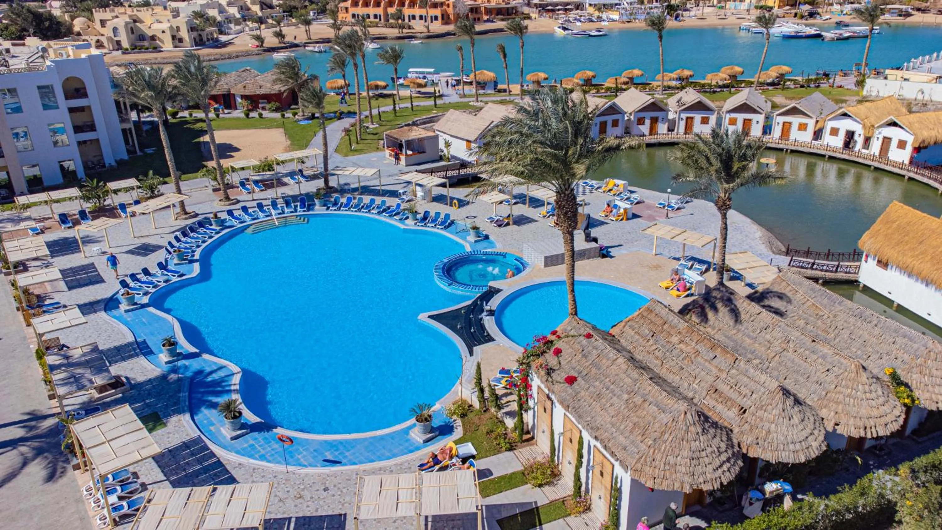 Bird's eye view in Panorama Bungalows Resort El Gouna