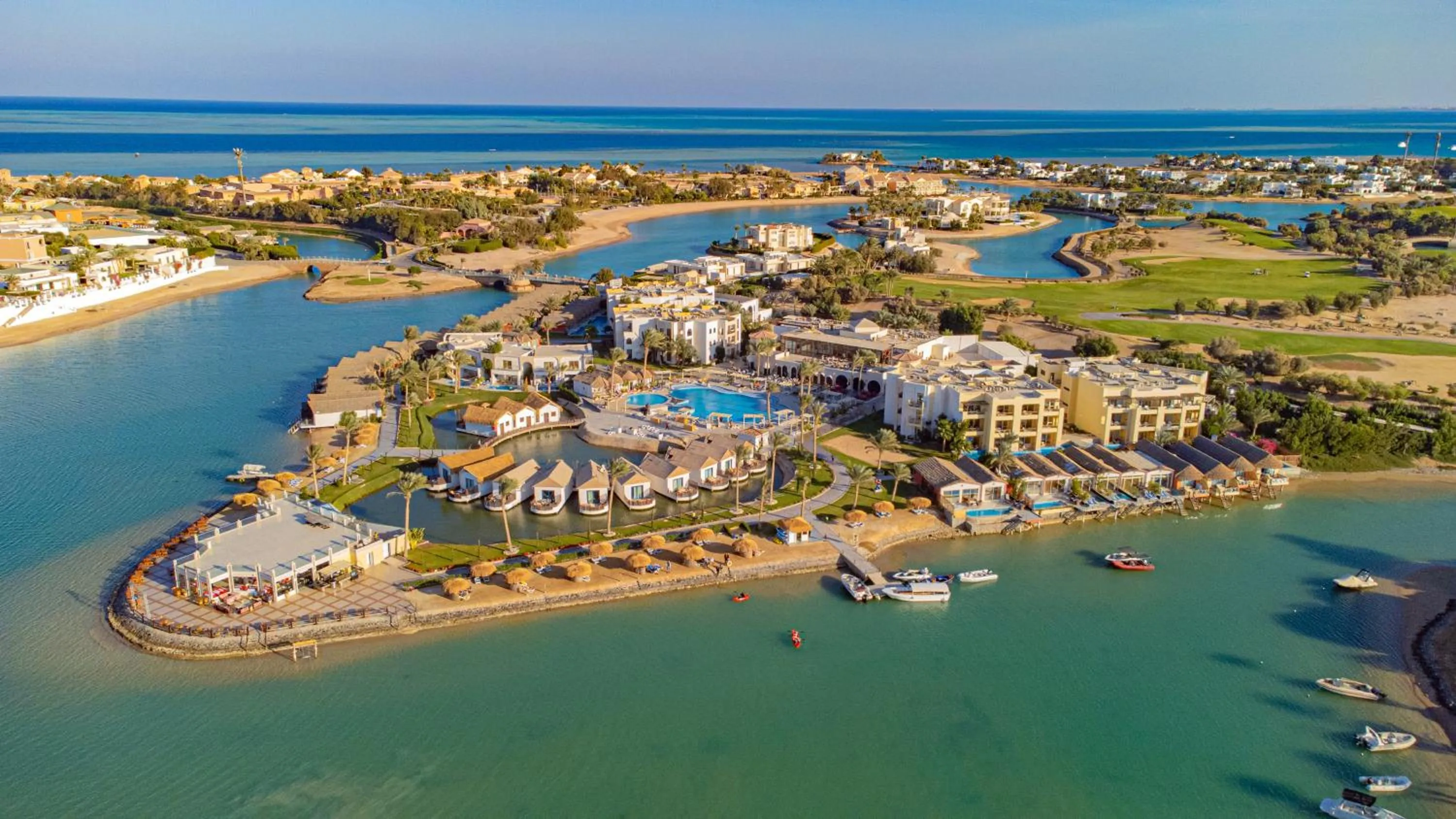 Property building in Panorama Bungalows Resort El Gouna