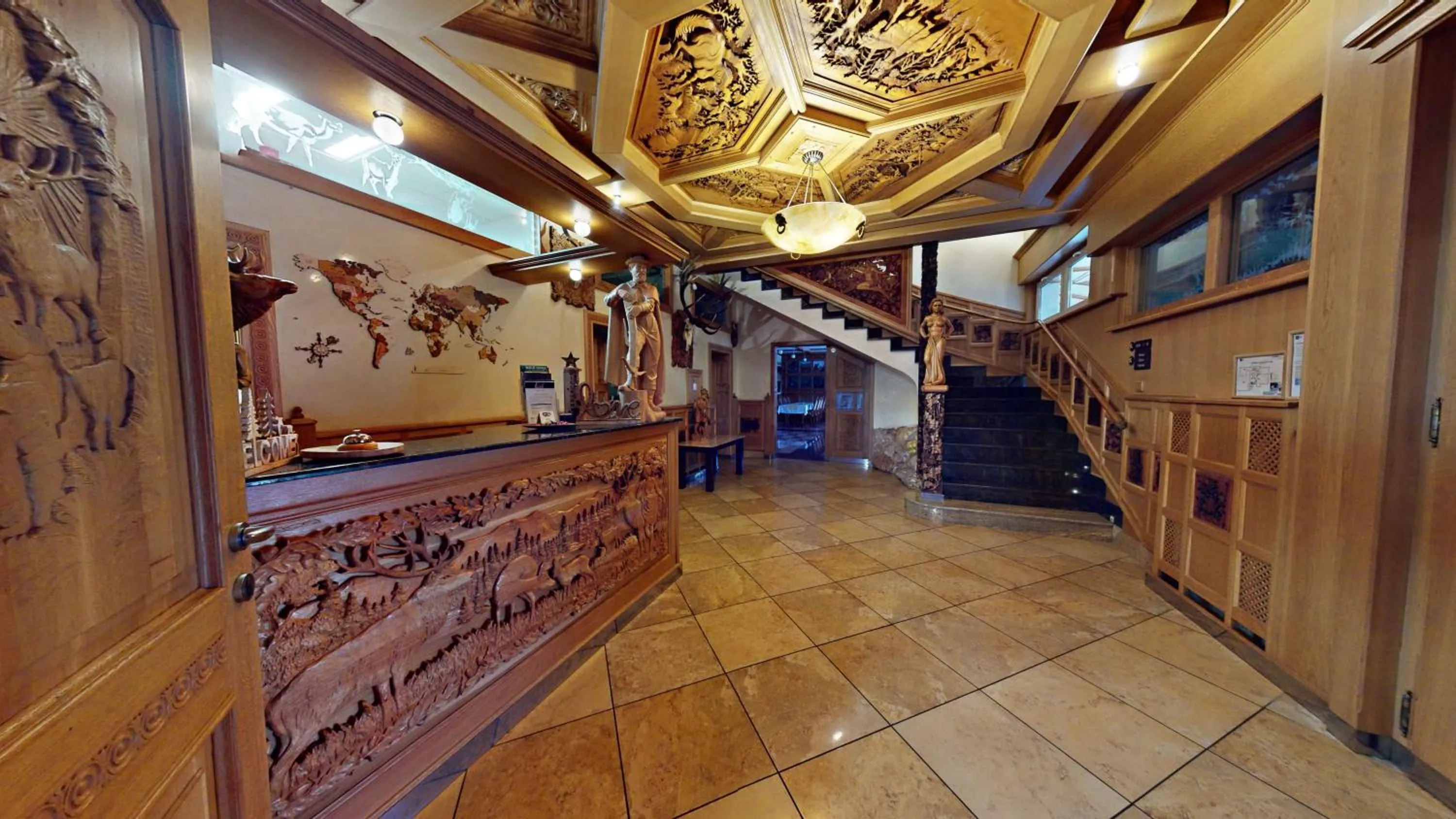 Lobby or reception in Hotel Diana