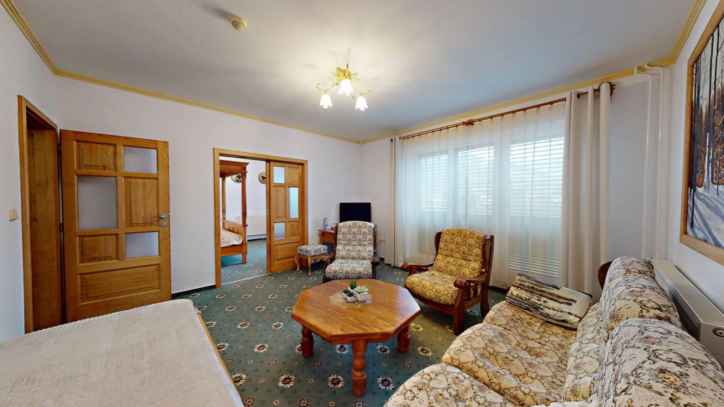 hair dresser, Bed in Hotel Diana