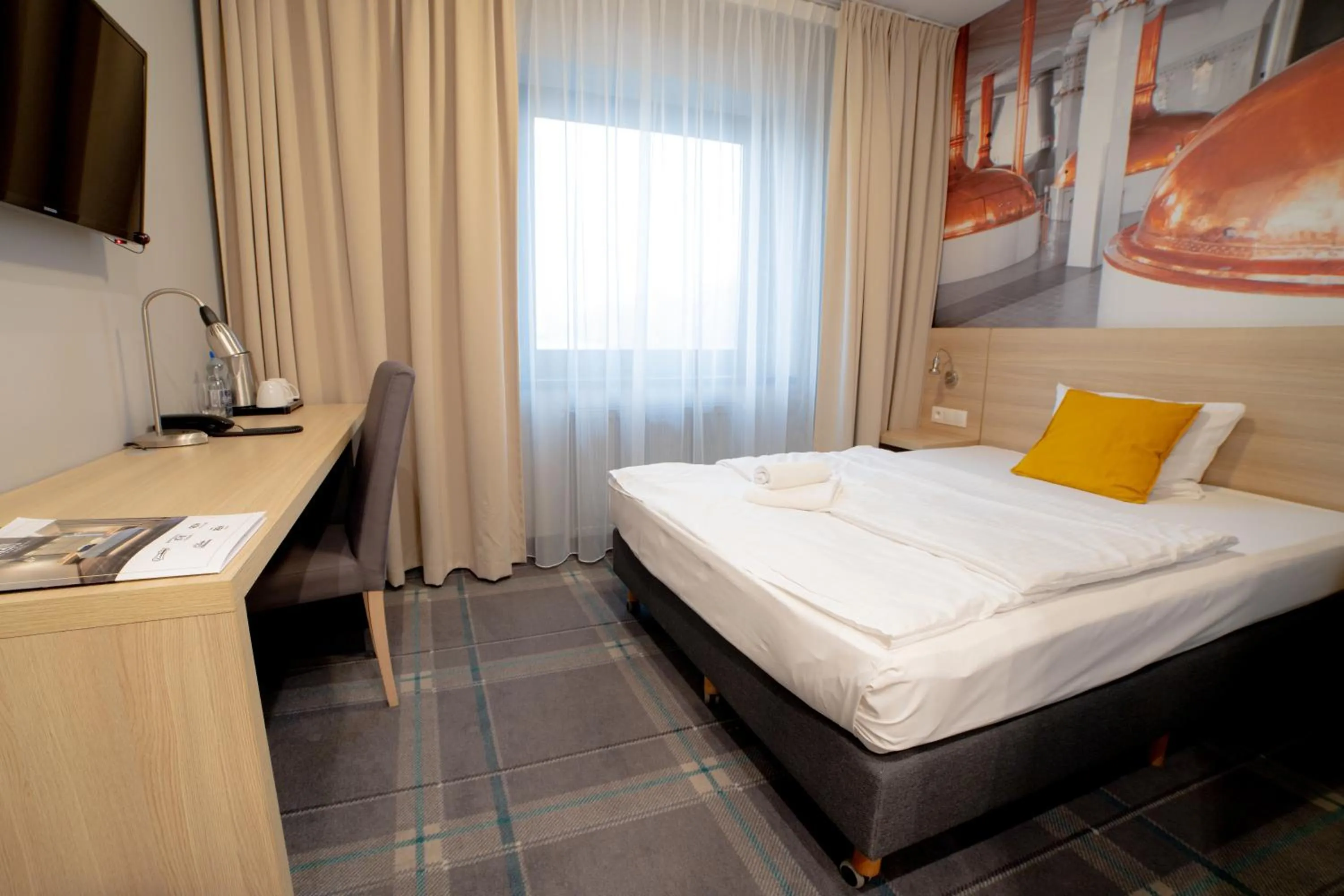 Bed in Hotel Ren & Restauracja Browar Kociewski