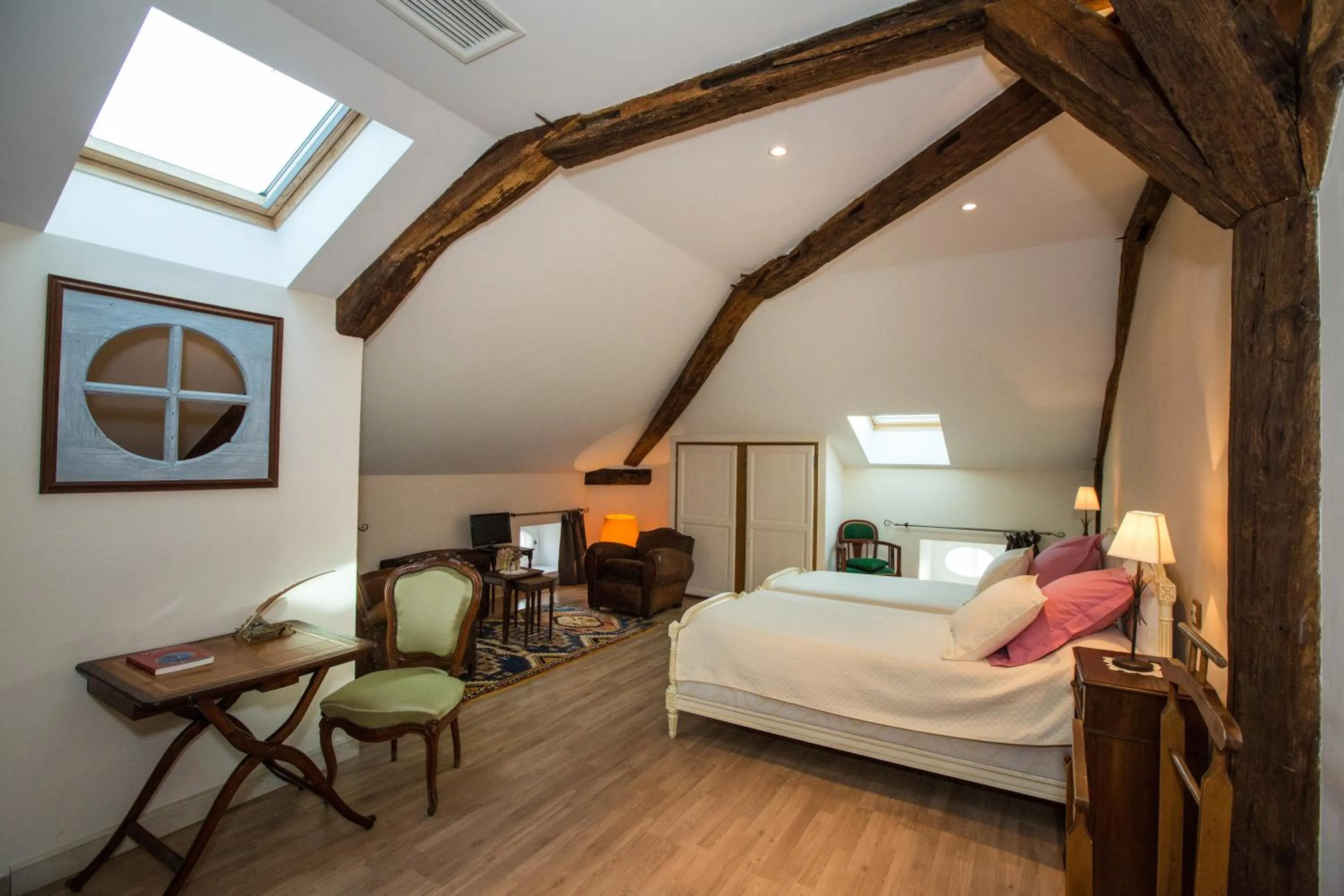 Twin Room with Private Bathroom in Chambre d'Hôtes Bastide du Cosset