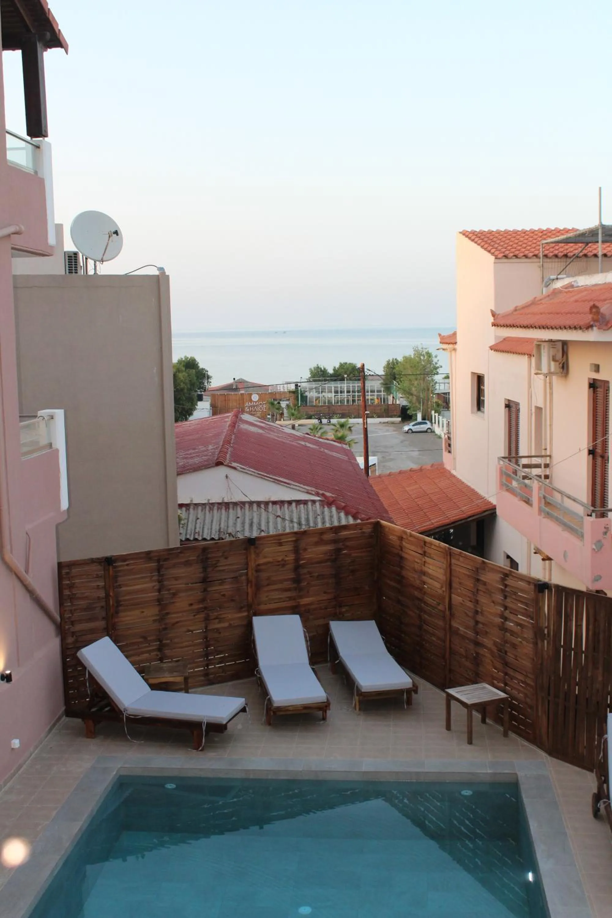 Property building in Mithos Premium Rooms