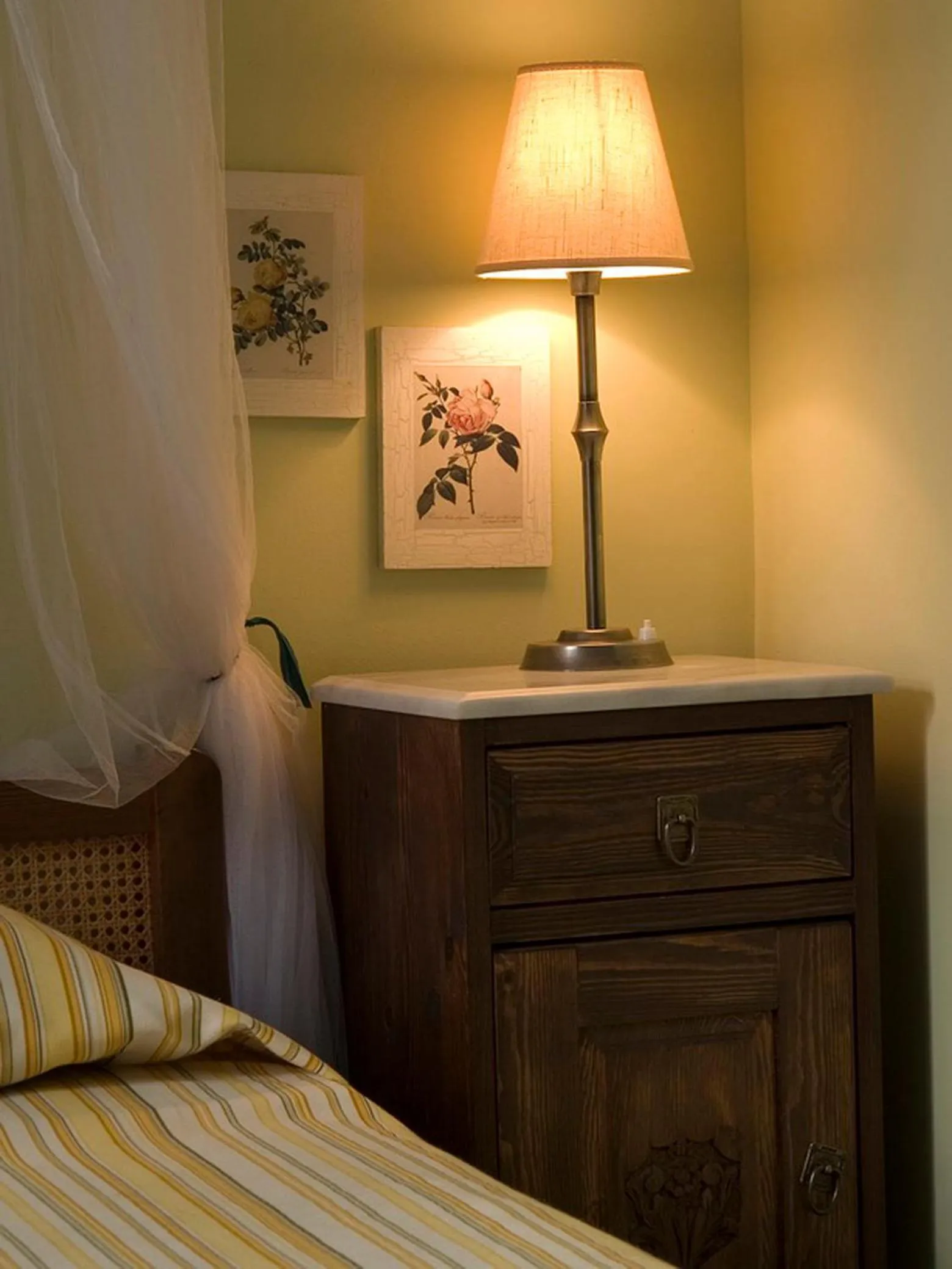 Decorative detail, Bed in Meliti Guesthouse