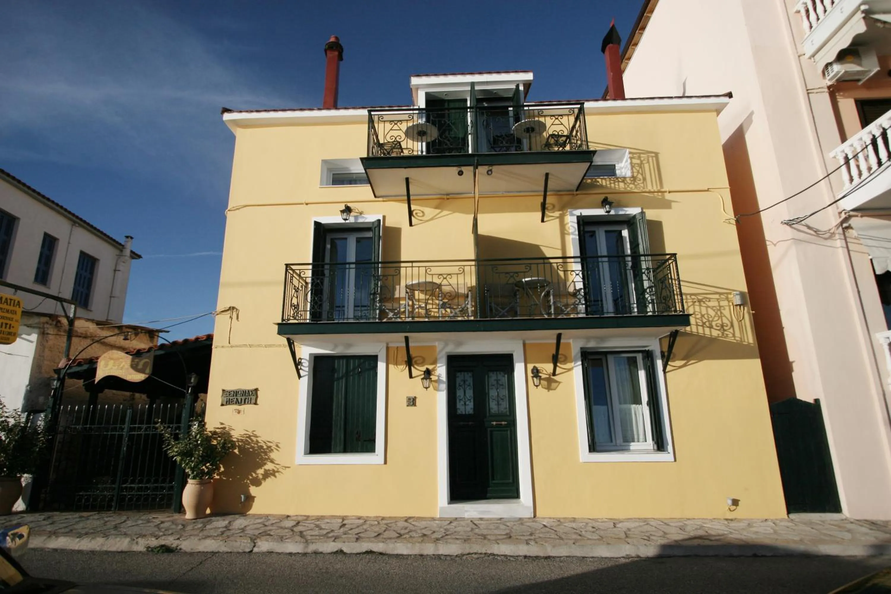 Facade/entrance in Meliti Guesthouse