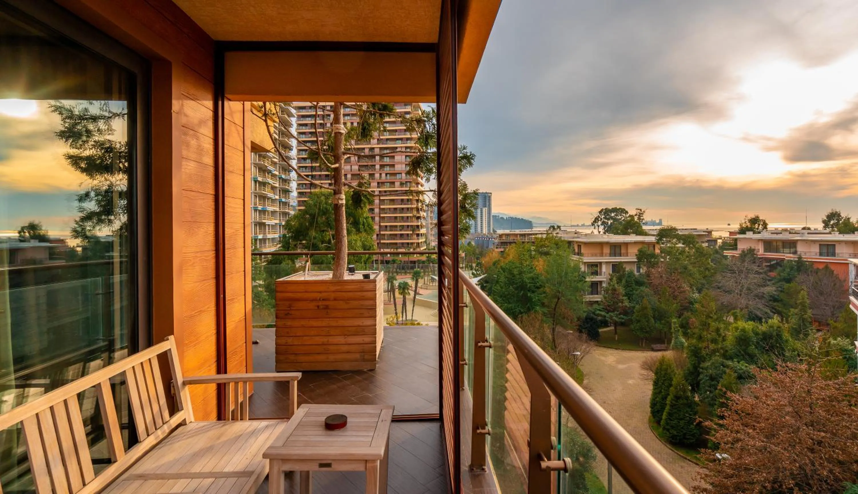 Balcony/Terrace in Dreamland Oasis Hotel Chakvi