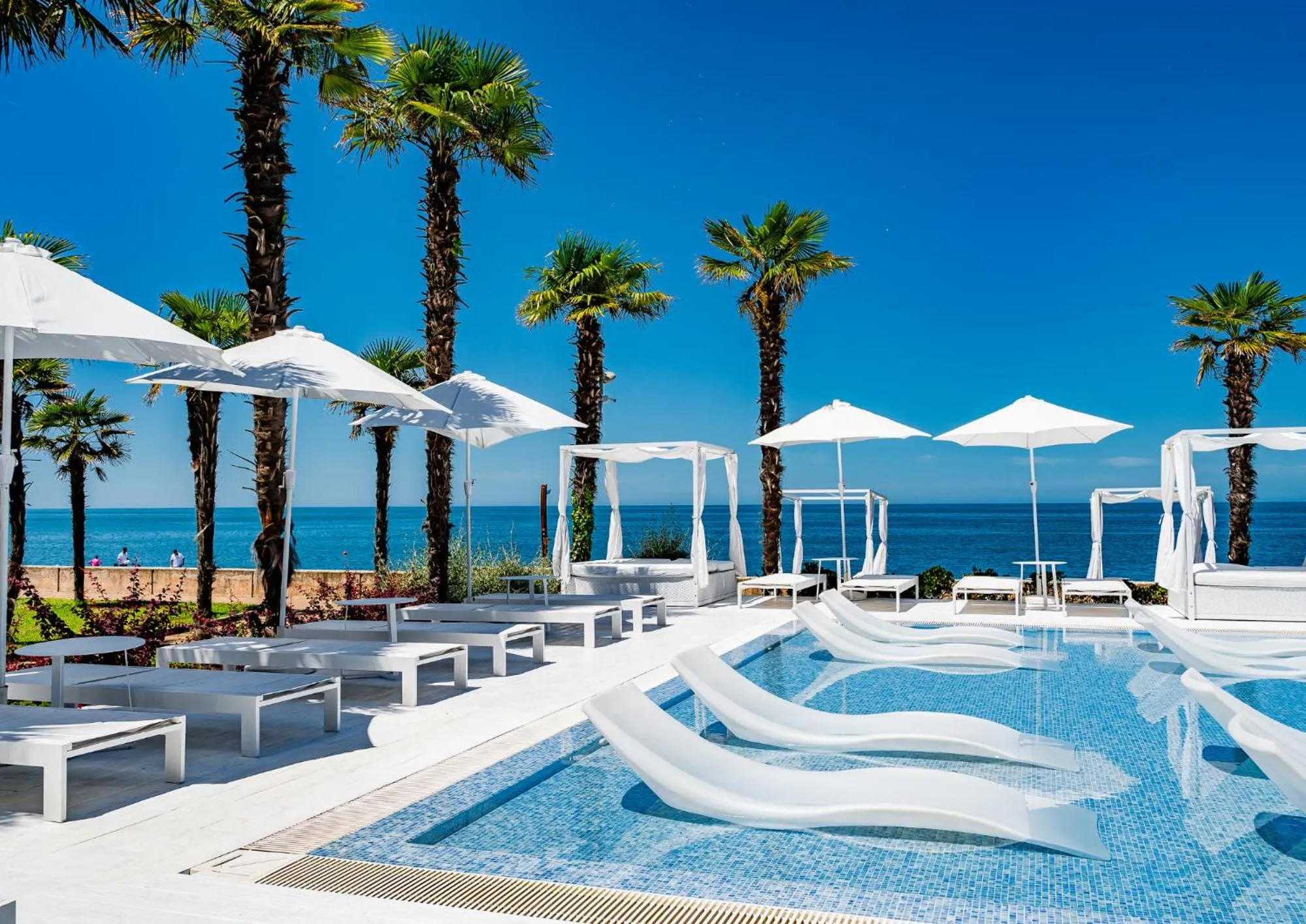 Swimming pool in Dreamland Oasis Hotel Chakvi