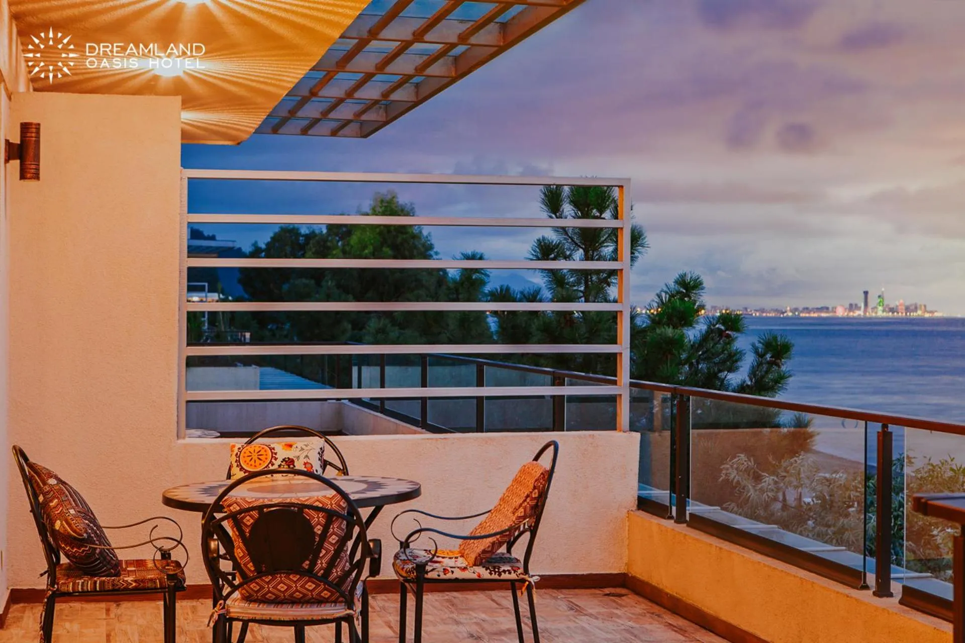 Balcony/Terrace in Dreamland Oasis Hotel Chakvi