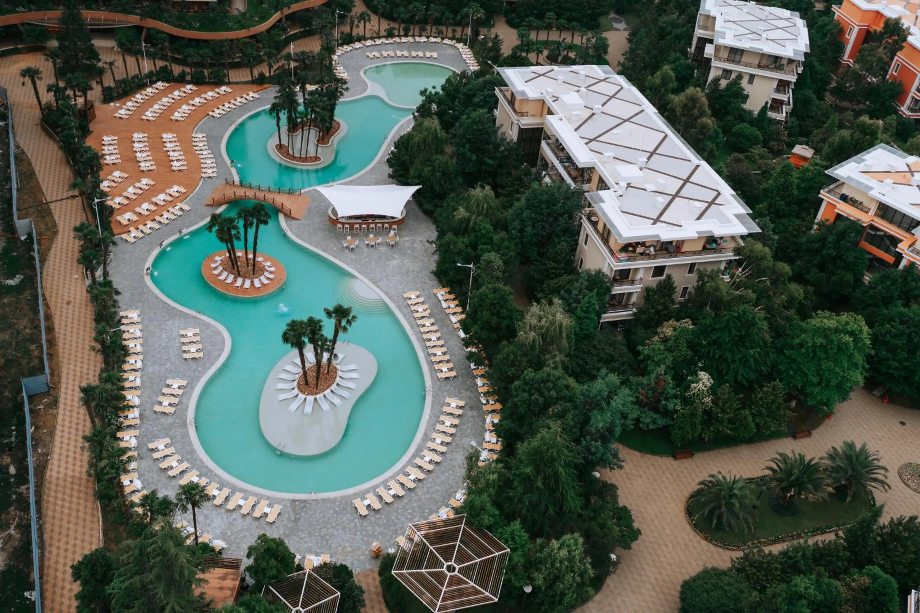 Swimming pool in Dreamland Oasis Hotel Chakvi
