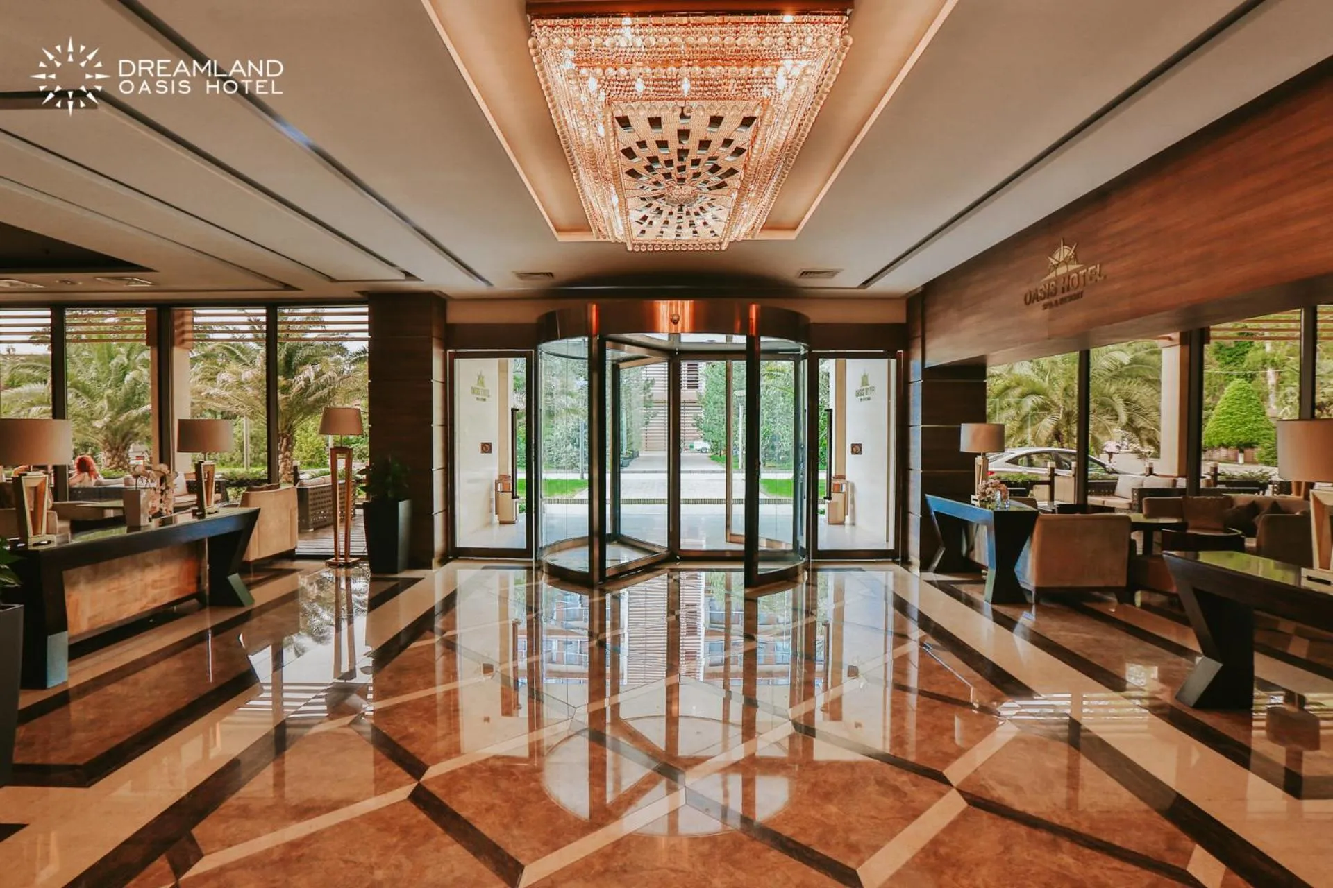 Seating area in Dreamland Oasis Hotel Chakvi