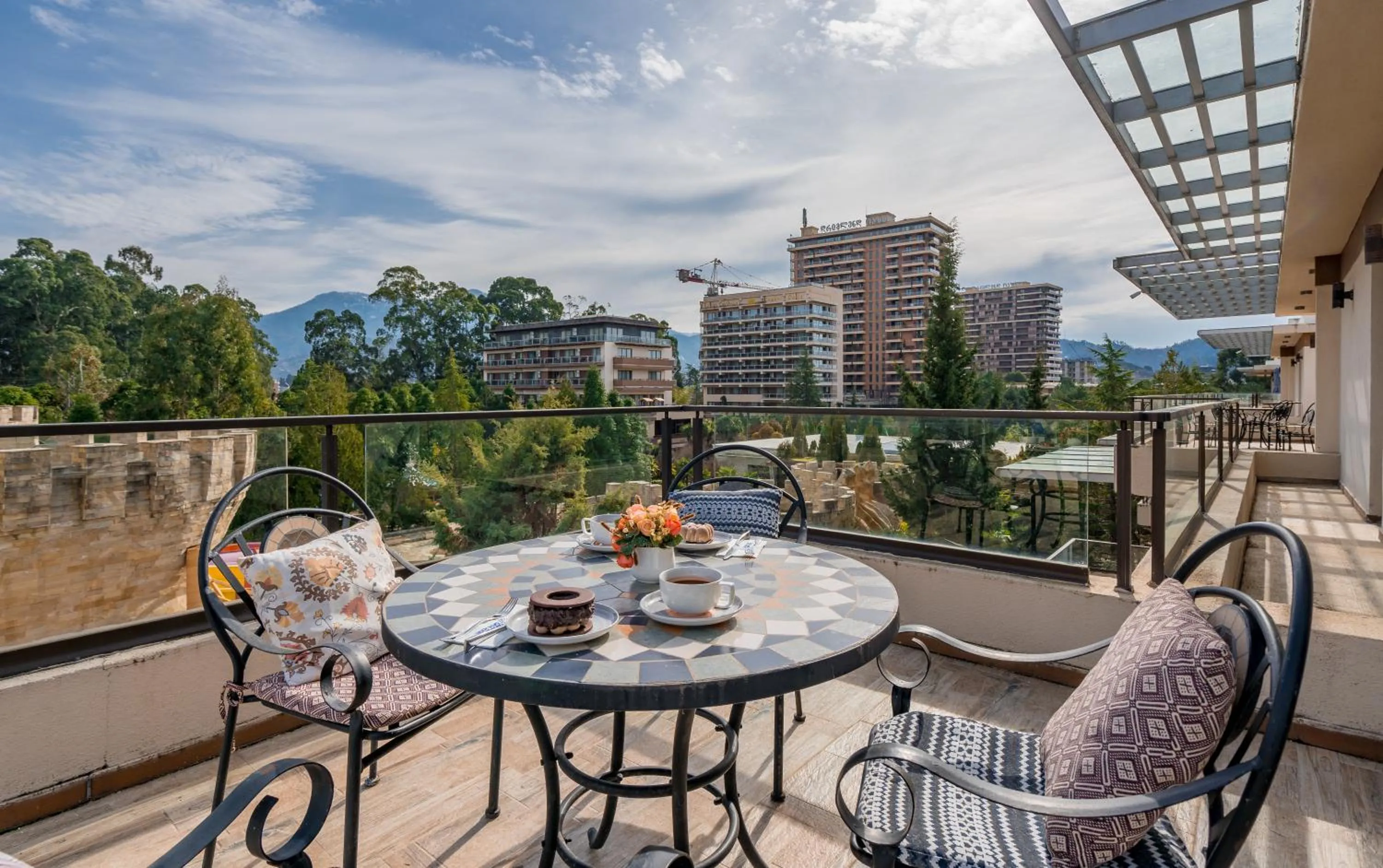 Balcony/Terrace in Dreamland Oasis Hotel Chakvi