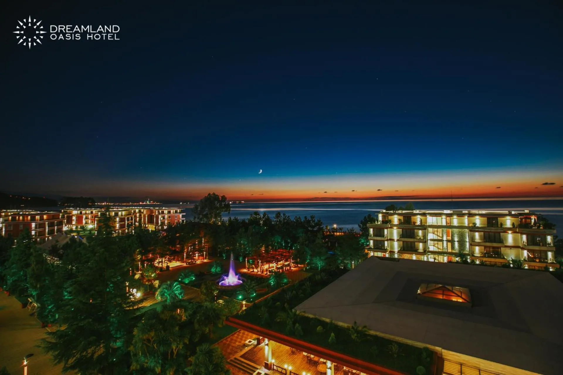 Bird's eye view in Dreamland Oasis Hotel Chakvi