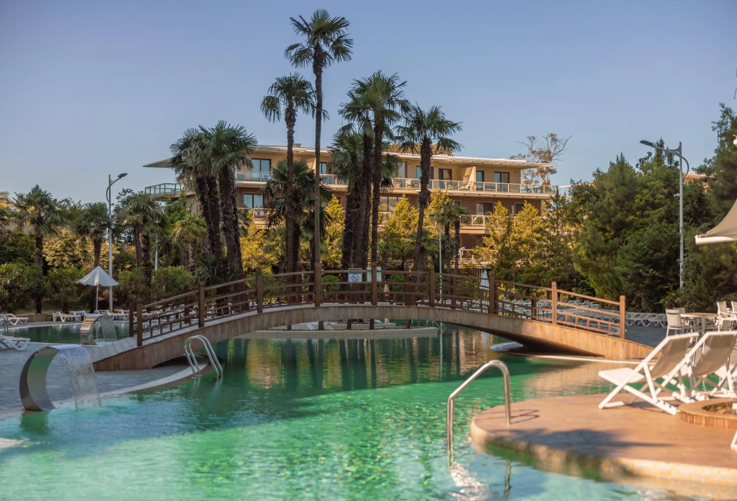 Swimming pool in Dreamland Oasis Hotel Chakvi