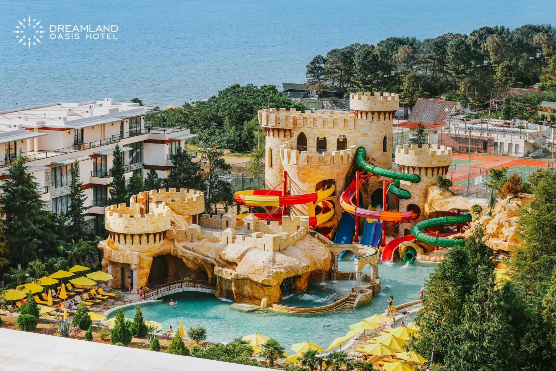 Aqua park in Dreamland Oasis Hotel Chakvi