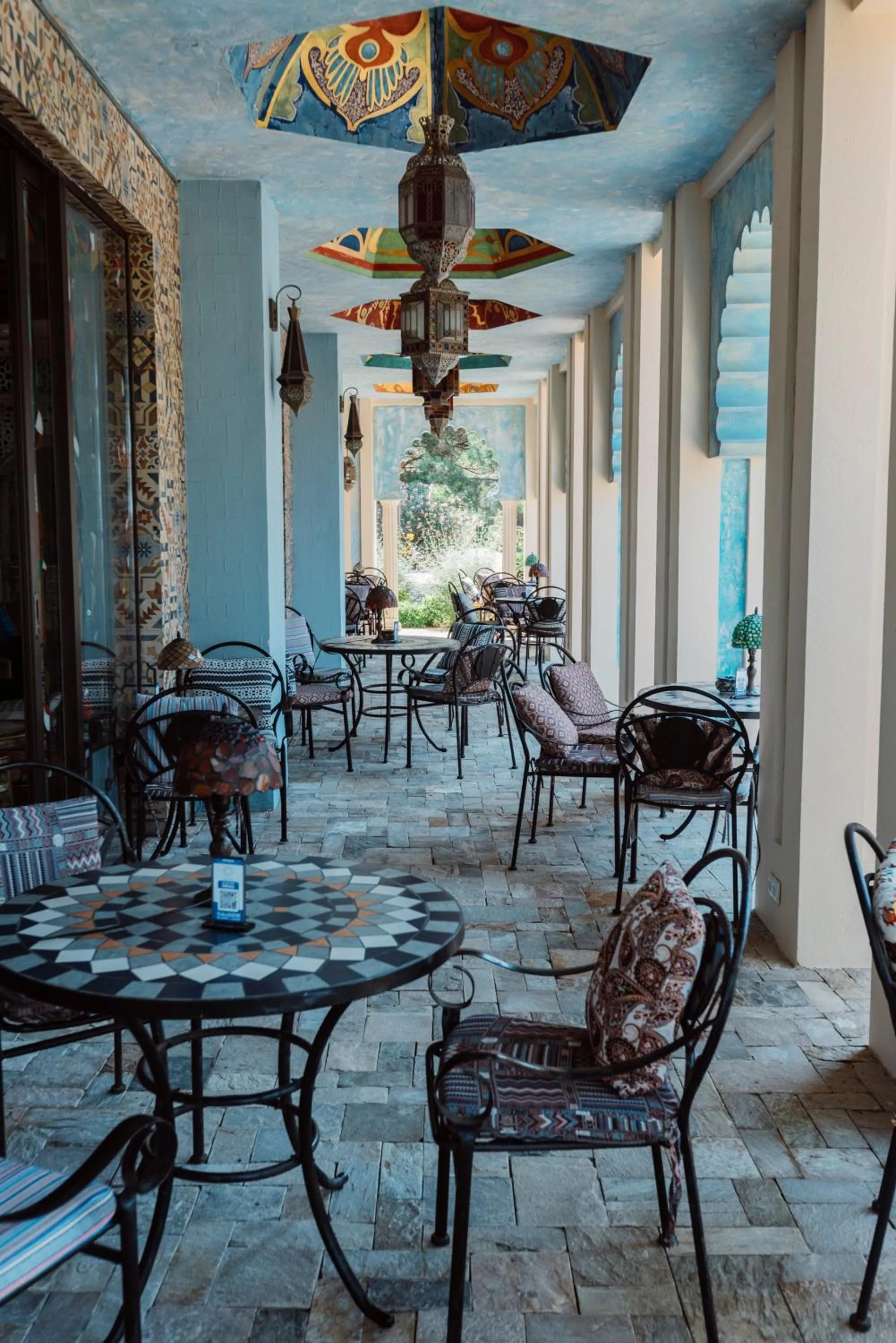 Seating area in Dreamland Oasis Hotel Chakvi