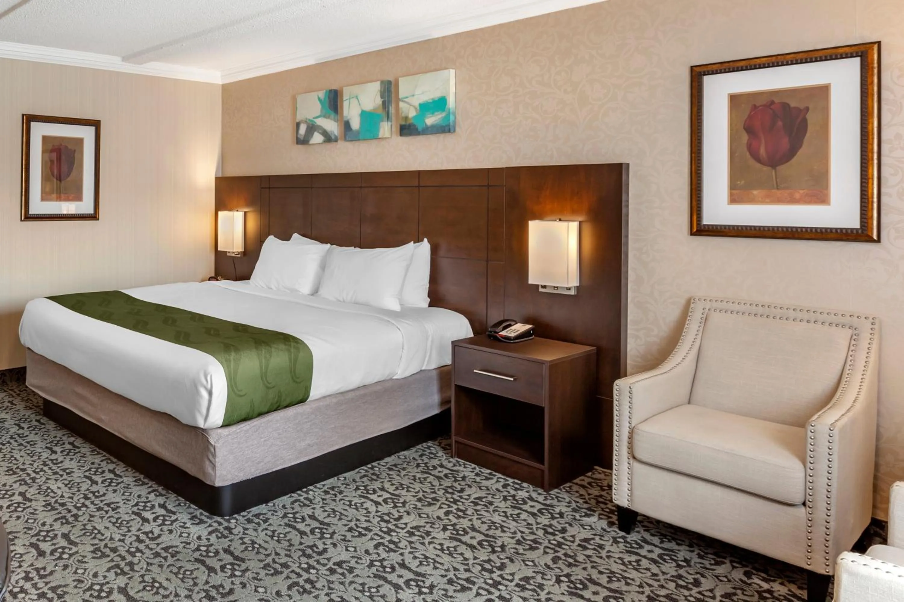 Bedroom, Bed in Quality Inn & Conference Centre