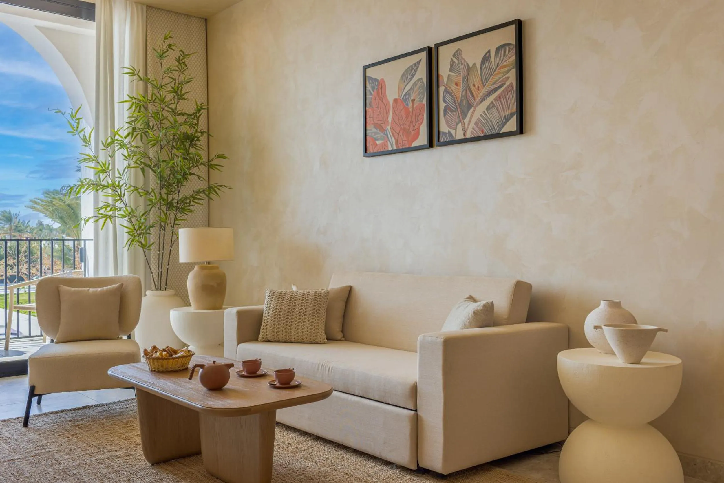 Living room in Desert Rose Resort