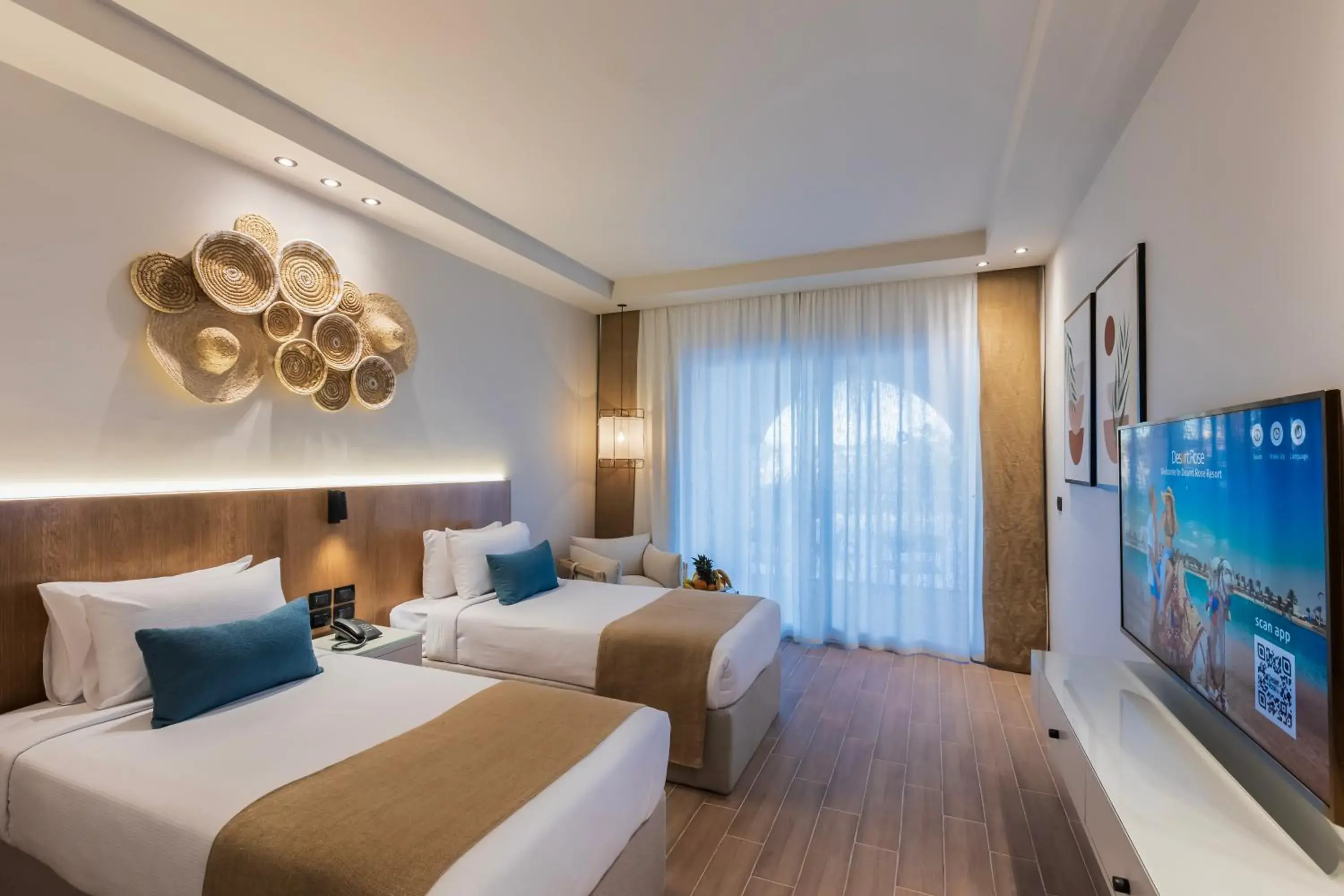 Bedroom, Bed in Desert Rose Resort Bedroom, Bed in Desert Rose Resort