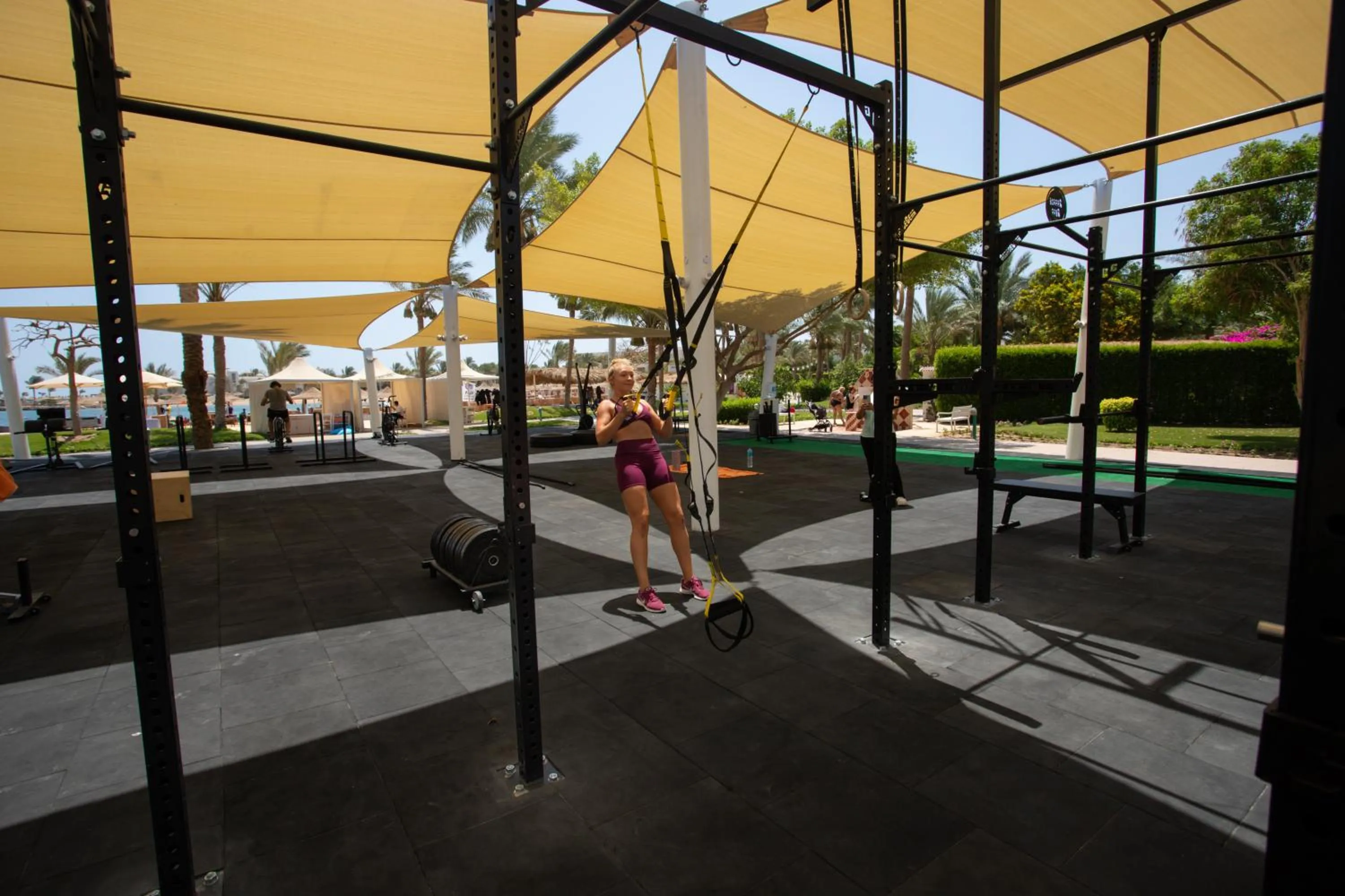 Fitness centre/facilities in Desert Rose Resort
