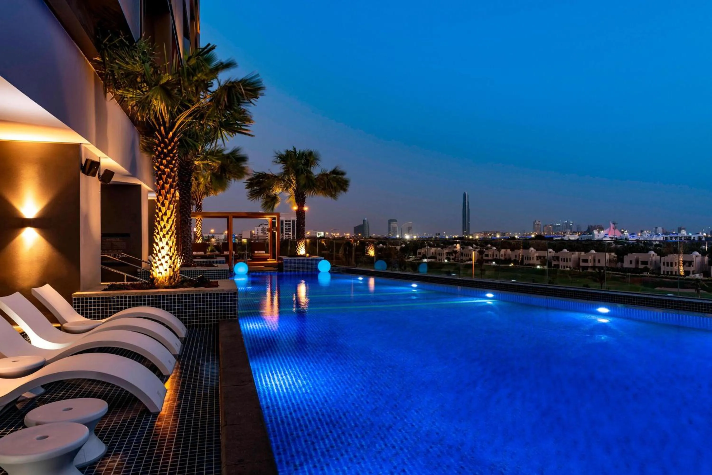 Swimming pool in Aloft Dubai Creek