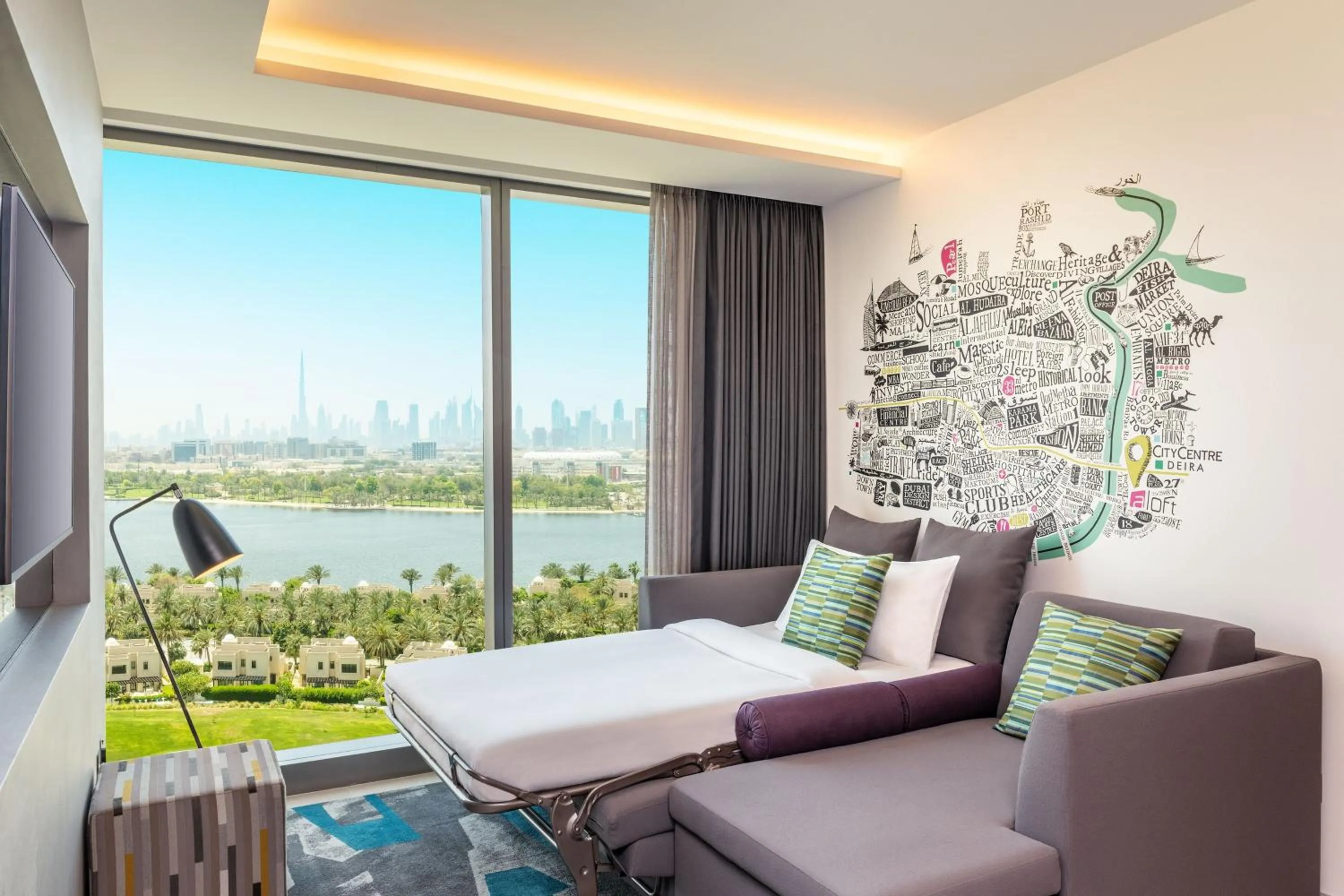 Photo of the whole room in Aloft Dubai Creek