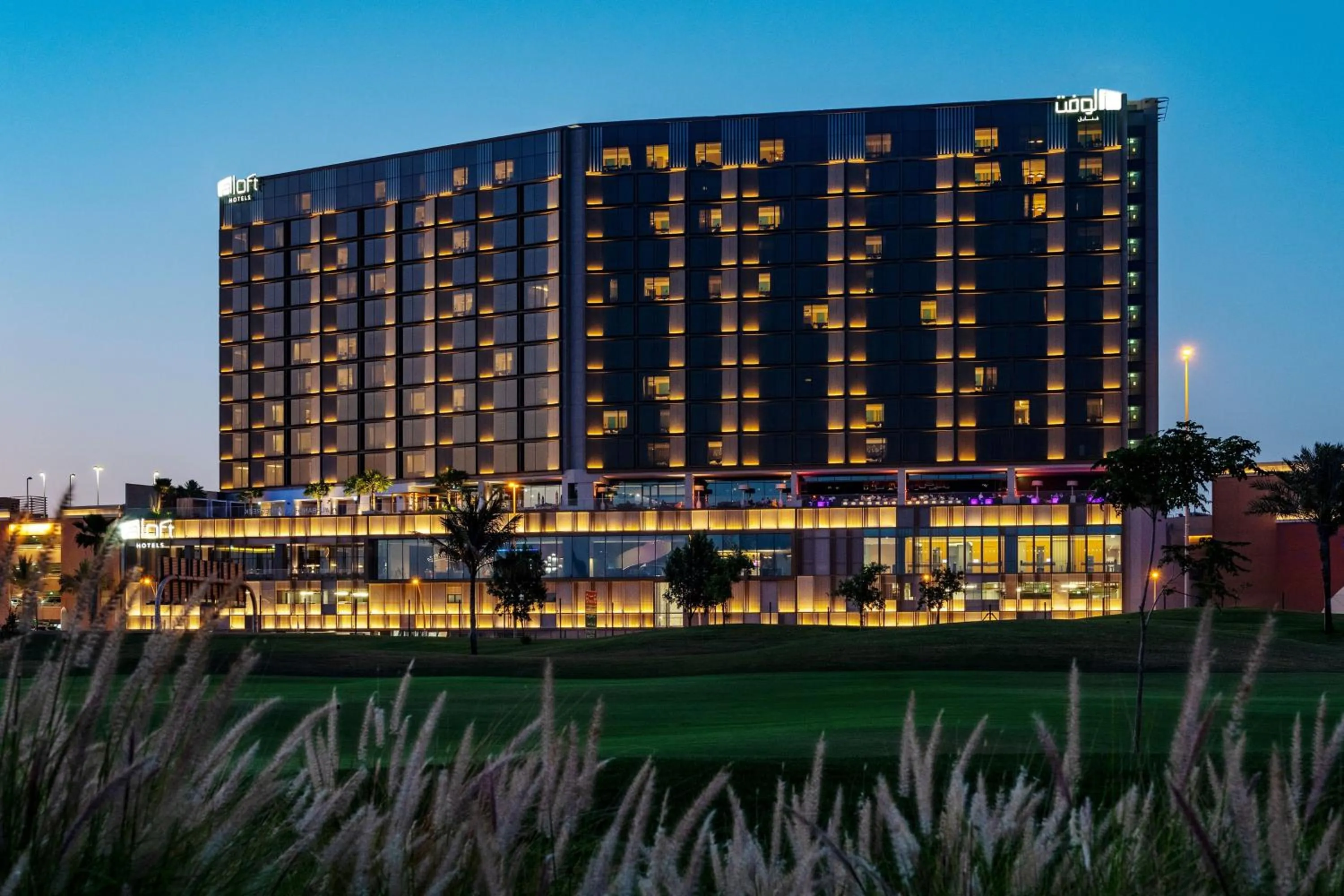 Property building in Aloft Dubai Creek