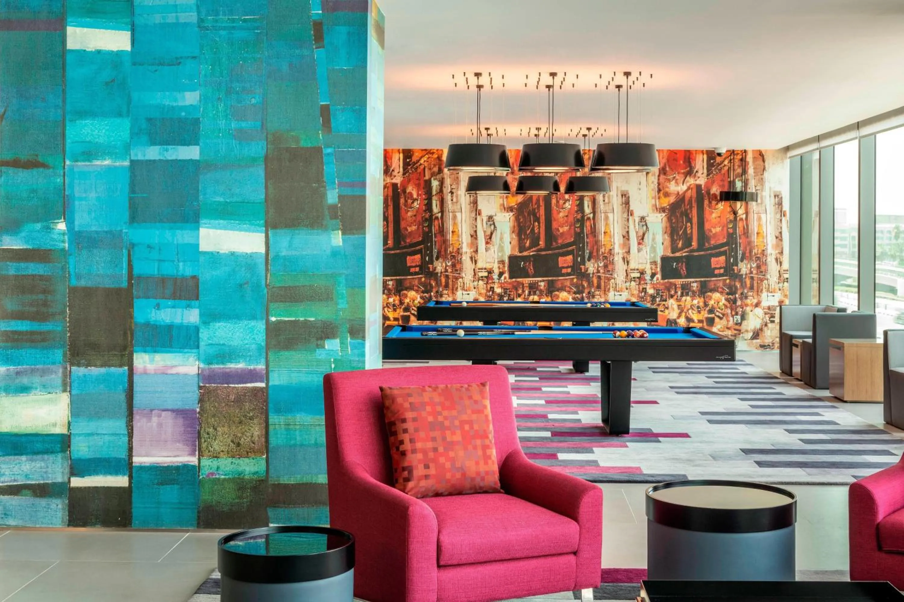 Lounge or bar in Aloft Dubai Creek