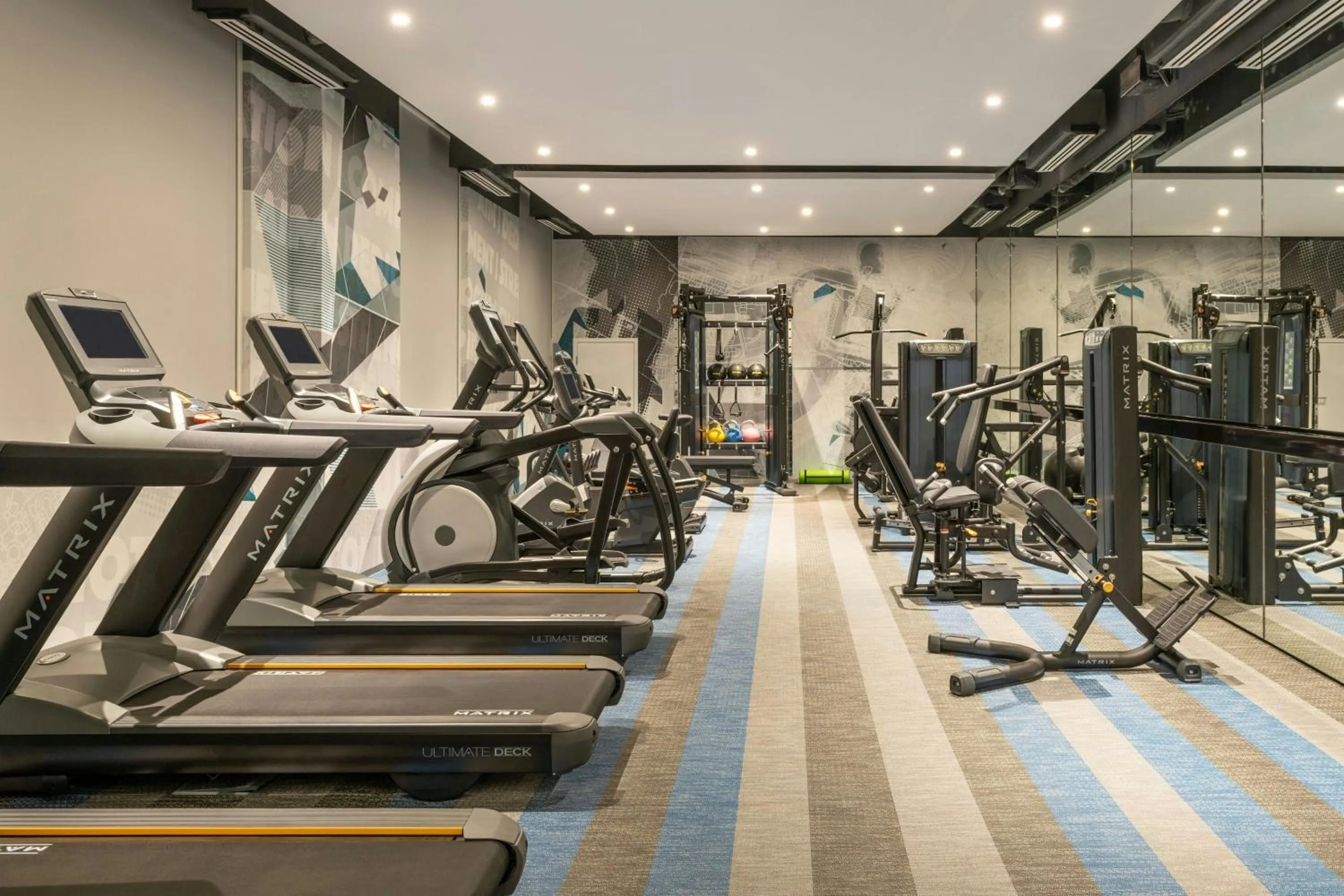 Fitness centre/facilities in Aloft Dubai Creek