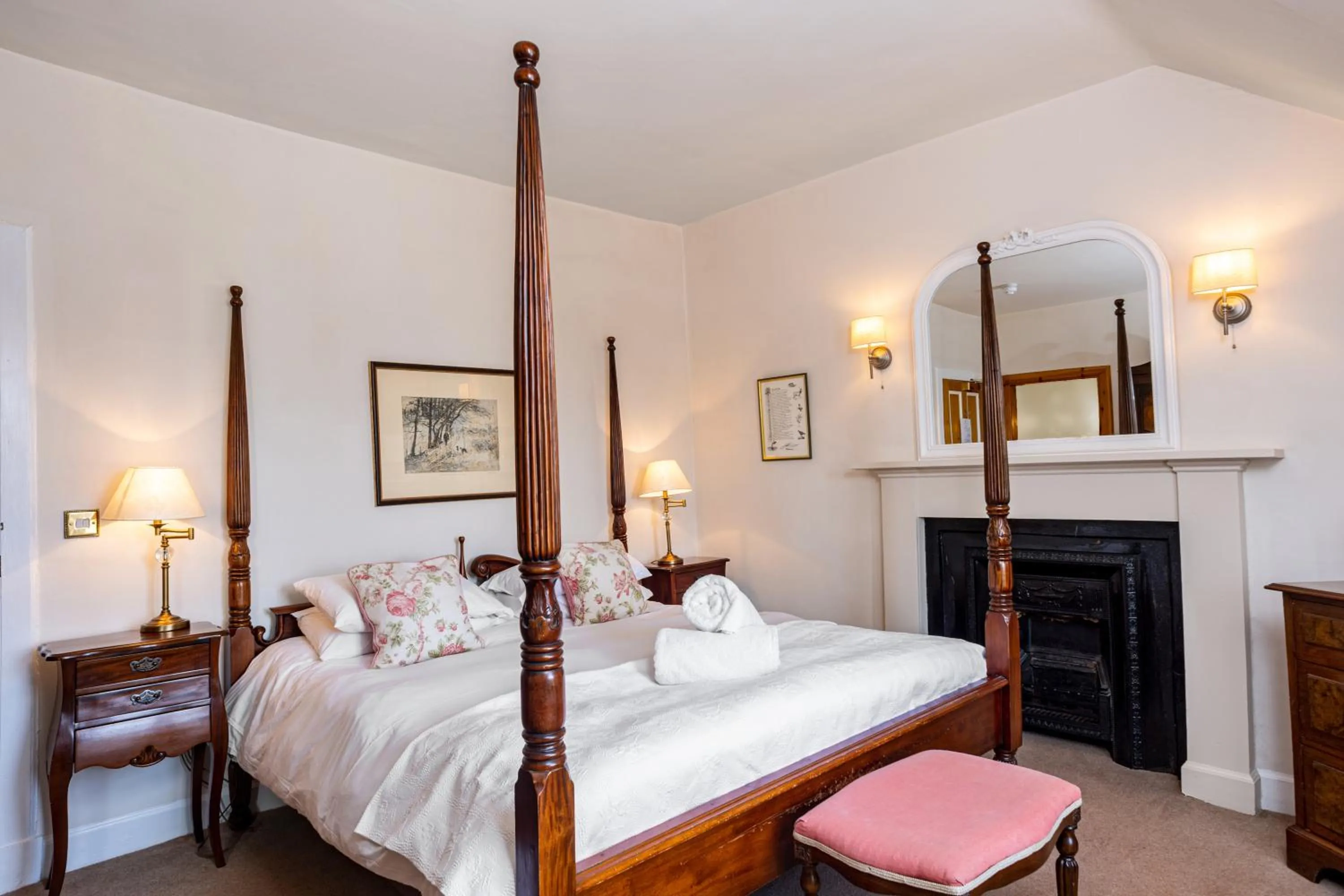 Bed in Hotel Eilean Iarmain