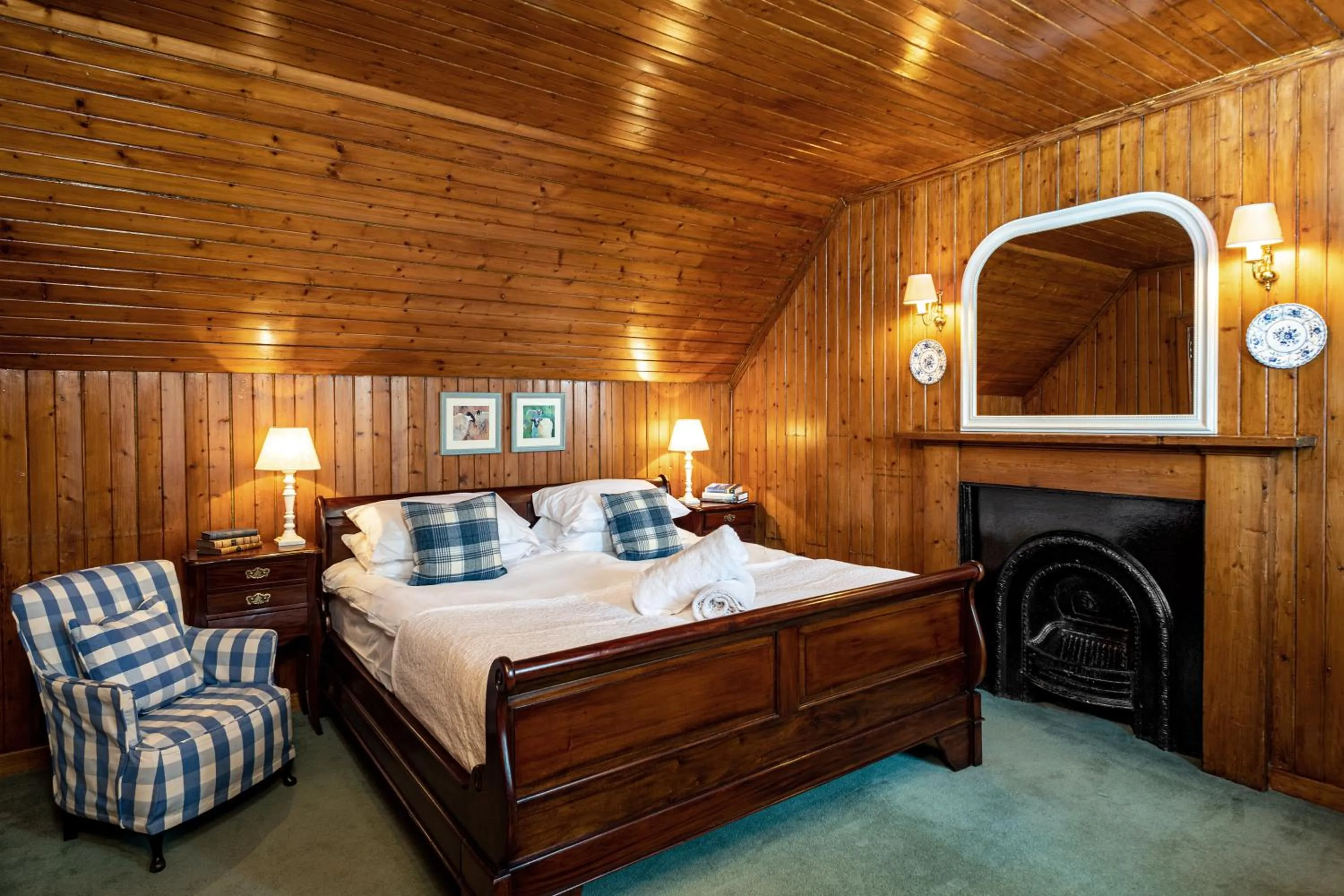 Bed in Hotel Eilean Iarmain