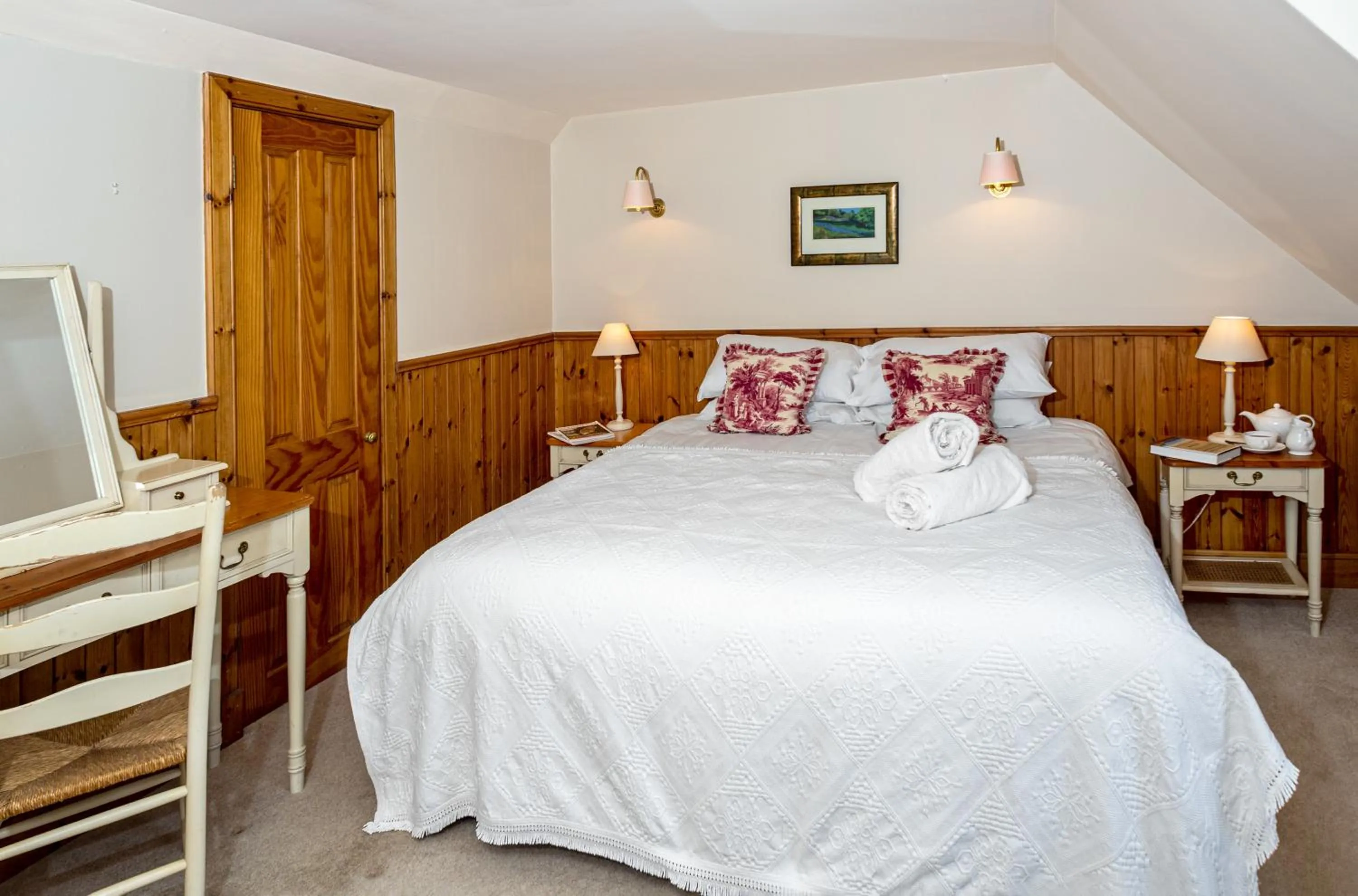 Bed in Hotel Eilean Iarmain