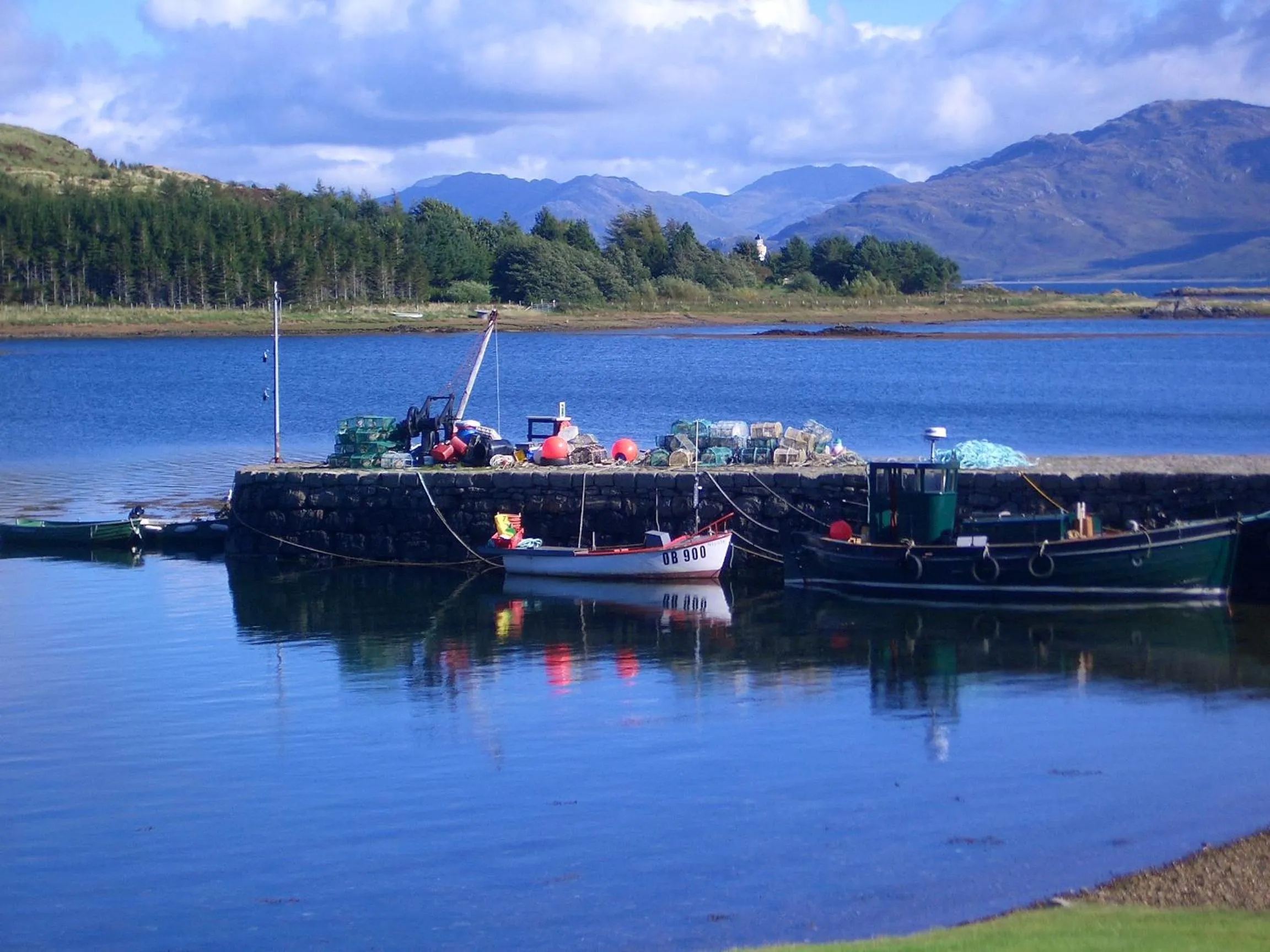 Lake view in Hotel Eilean Iarmain