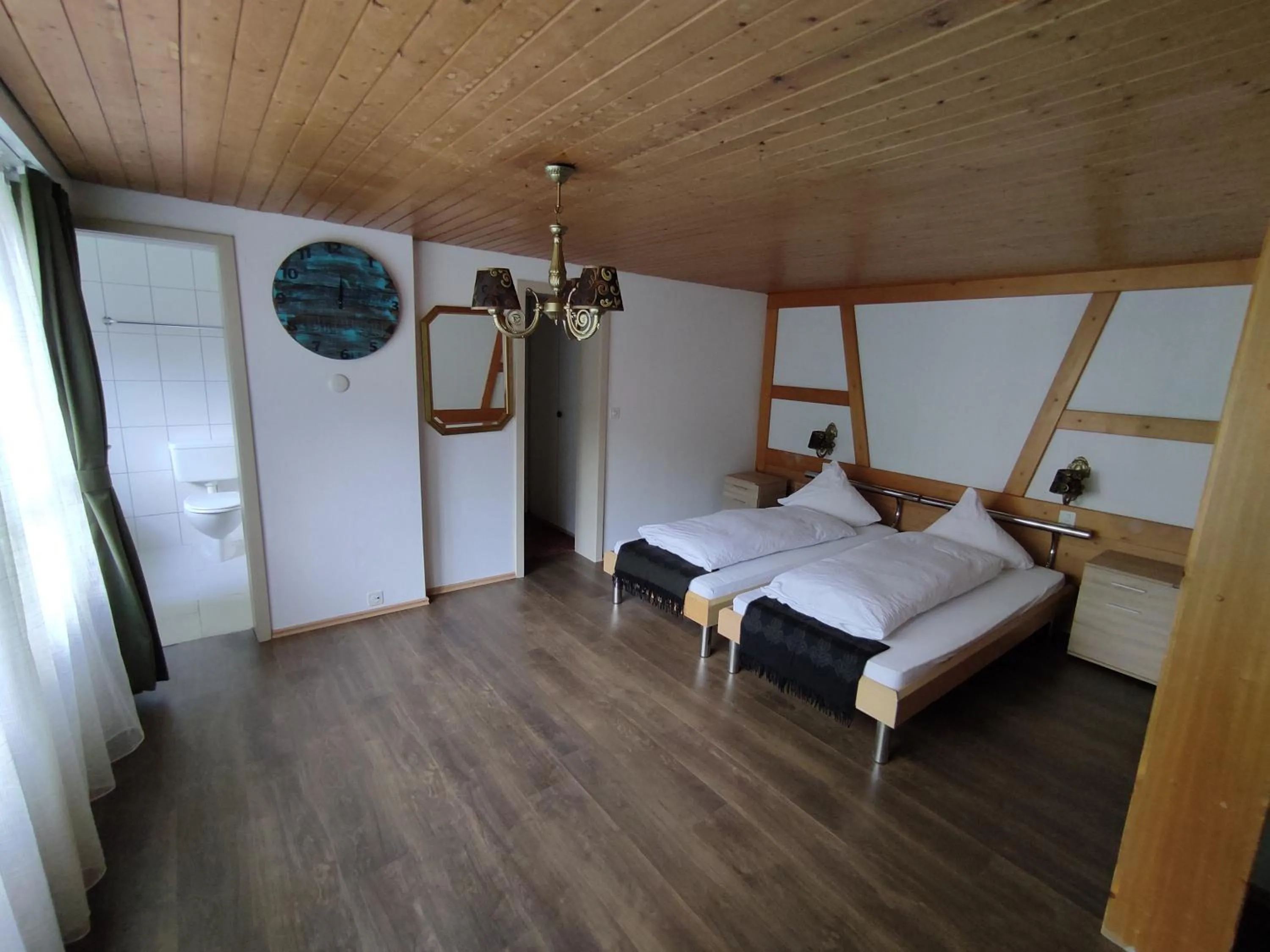 Photo of the whole room, Bed in Hotel Restaurant Jungfrau