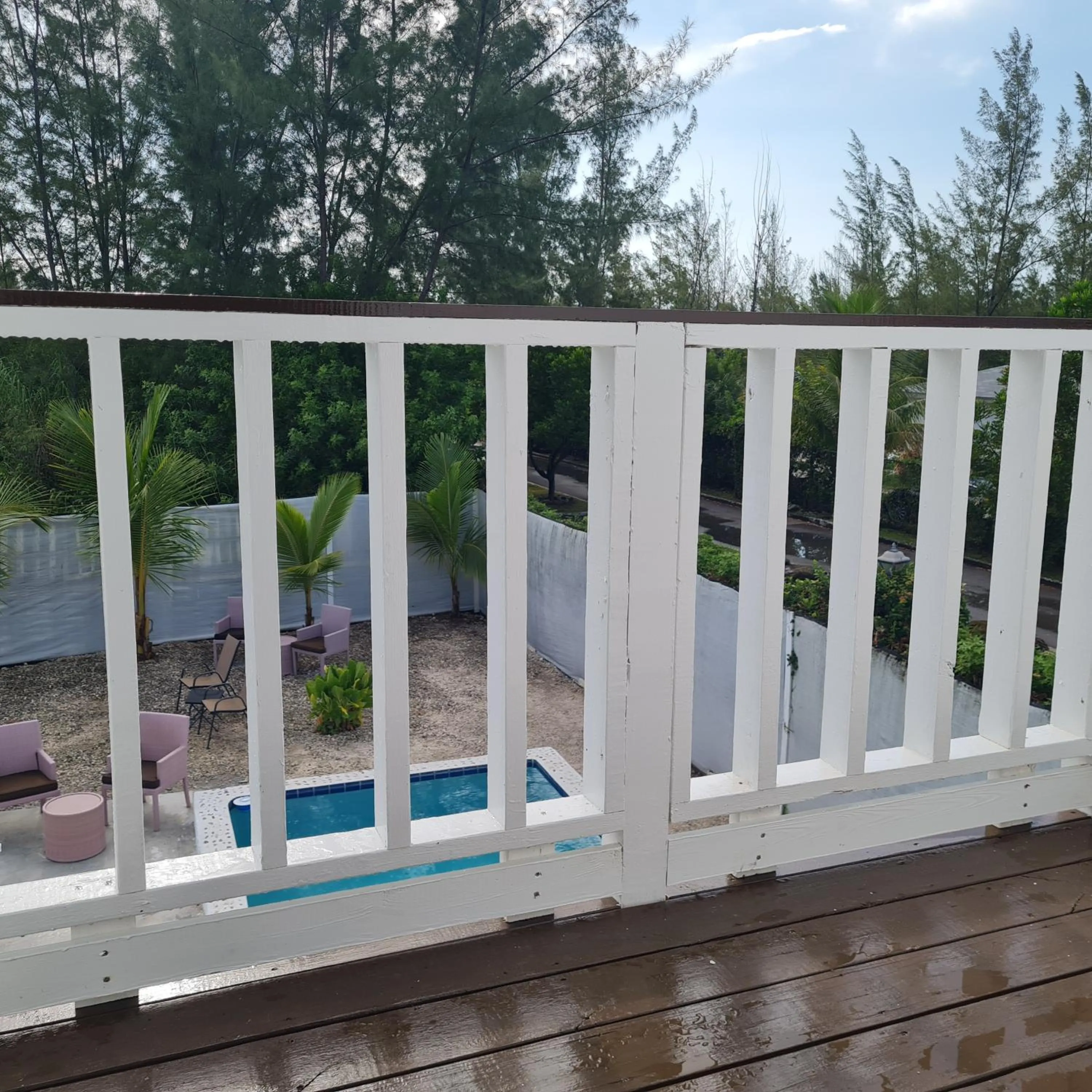Balcony/Terrace in BELL At The Airport Suites Adults Only - Free Airport Transportation
