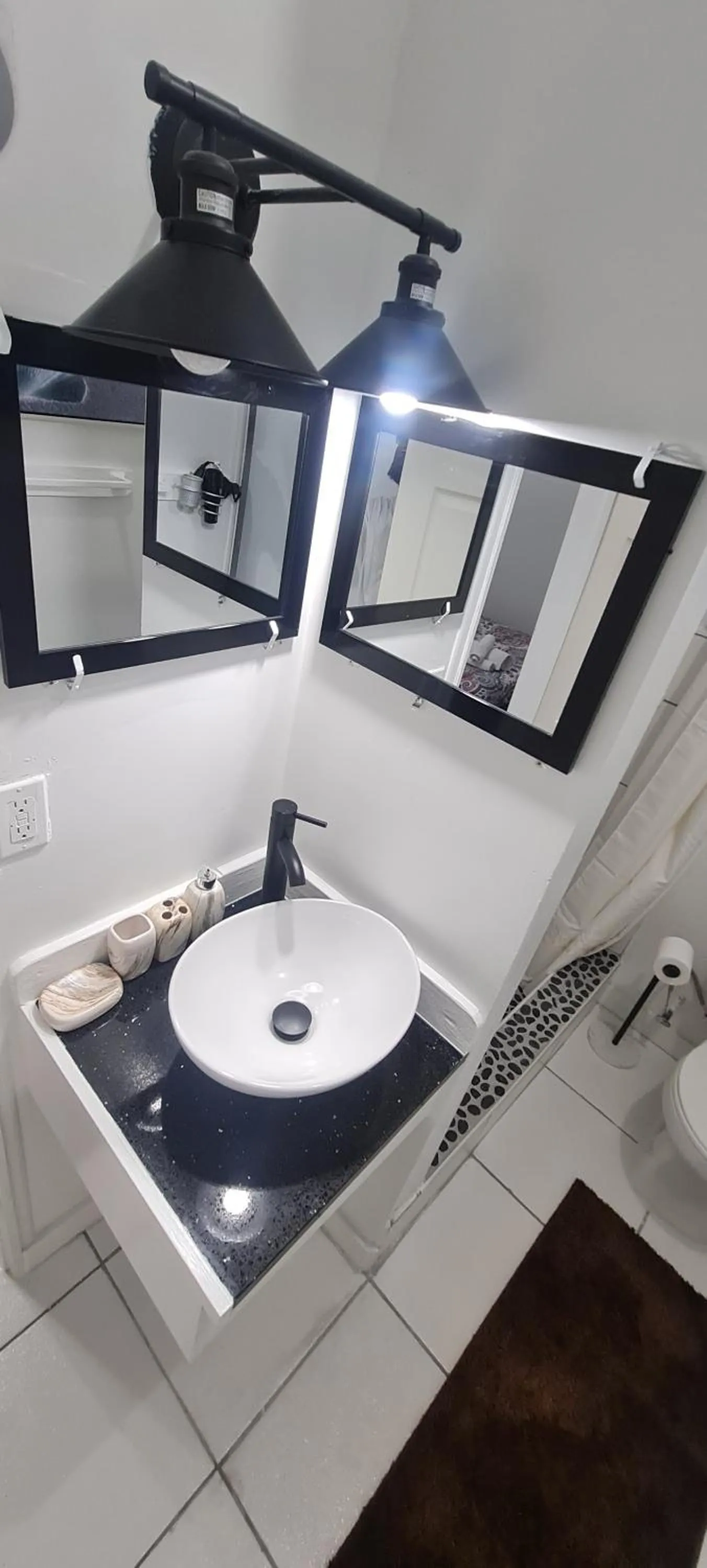 Bathroom in BELL At The Airport Suites Adults Only - Free Airport Transportation