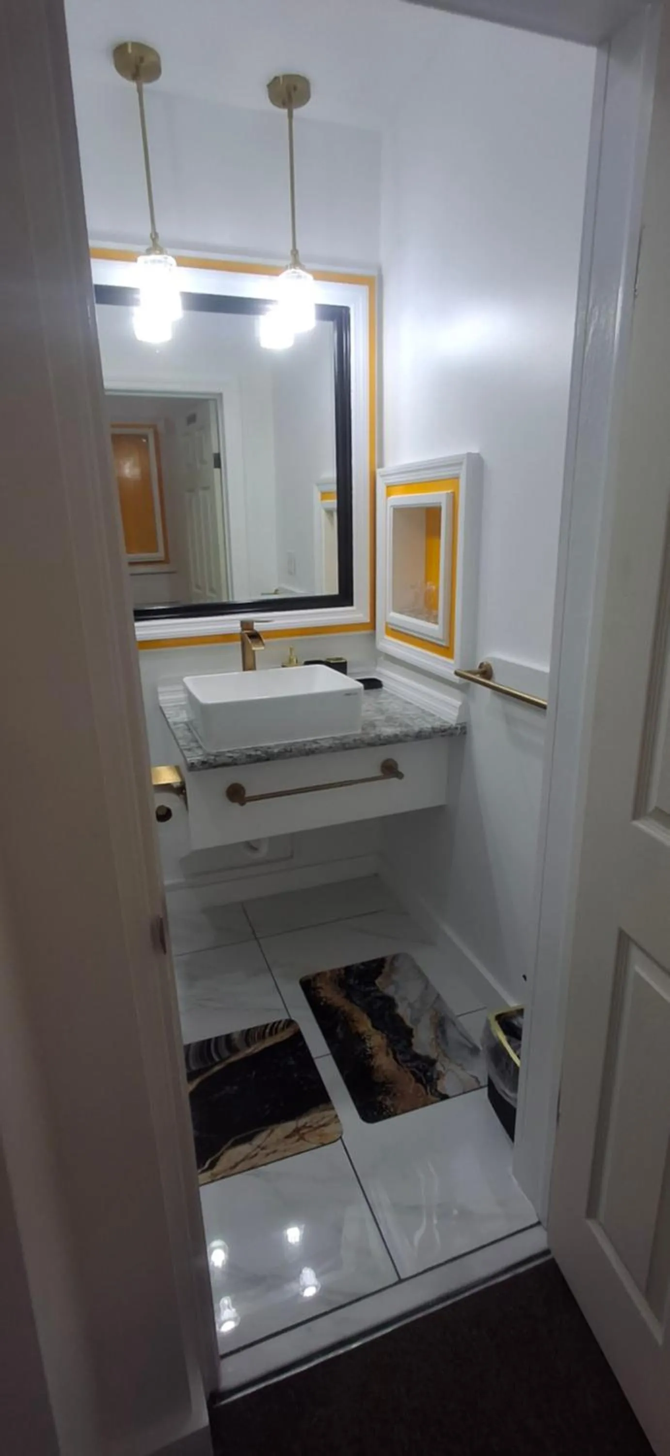 Bathroom in BELL At The Airport Suites Adults Only - Free Airport Transportation