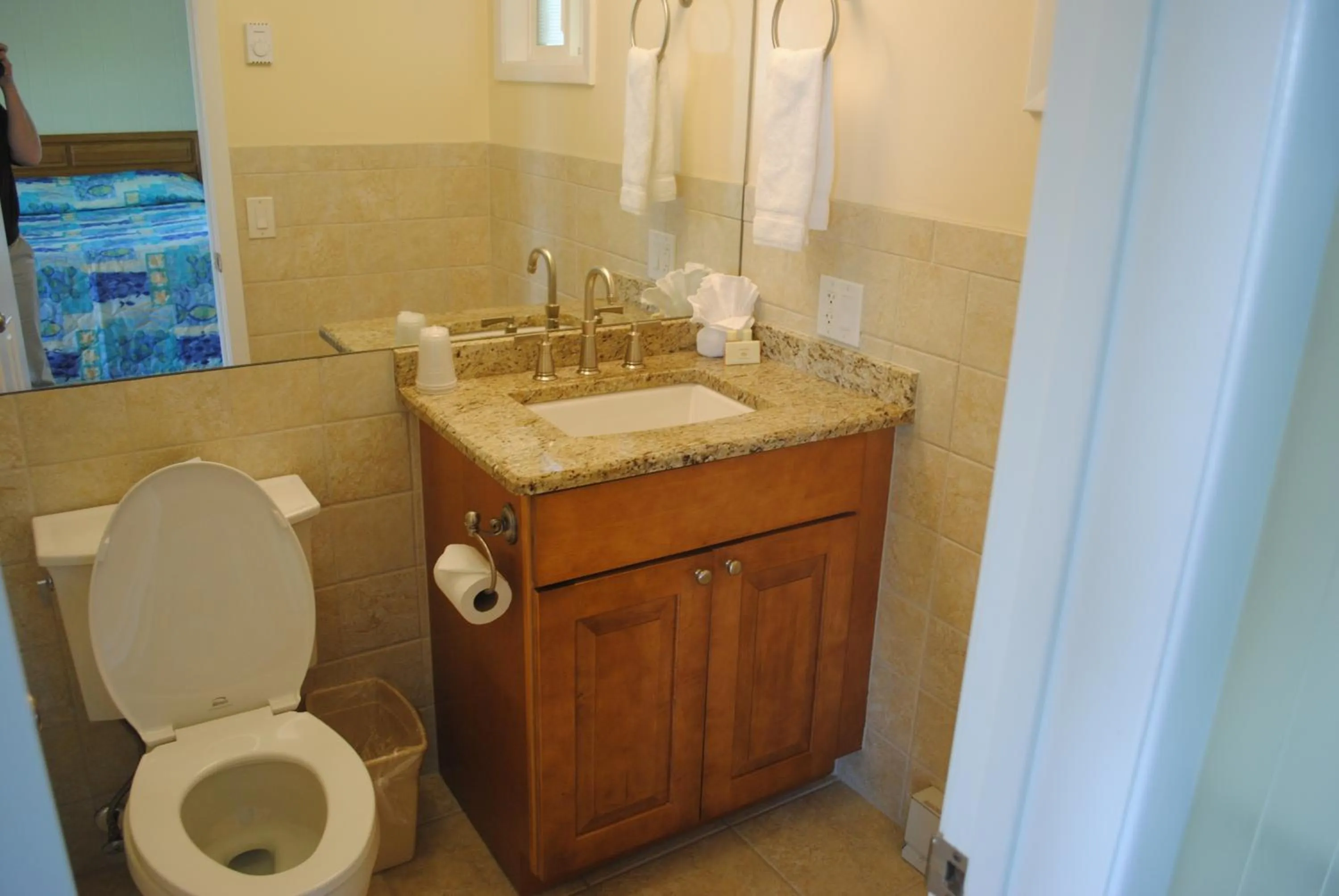 Toilet in Hartman's Briney Breezes Beach Resort