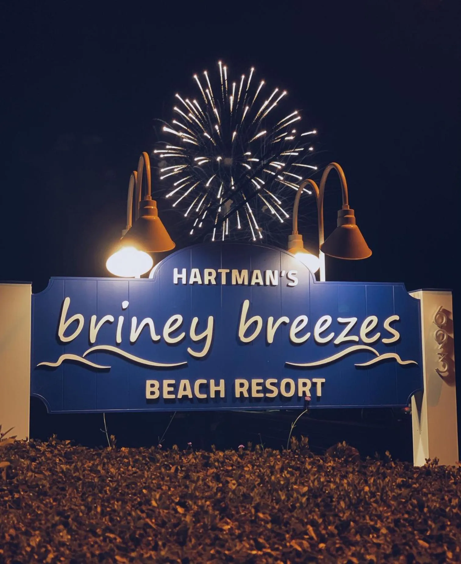 Property logo or sign in Hartman's Briney Breezes Beach Resort