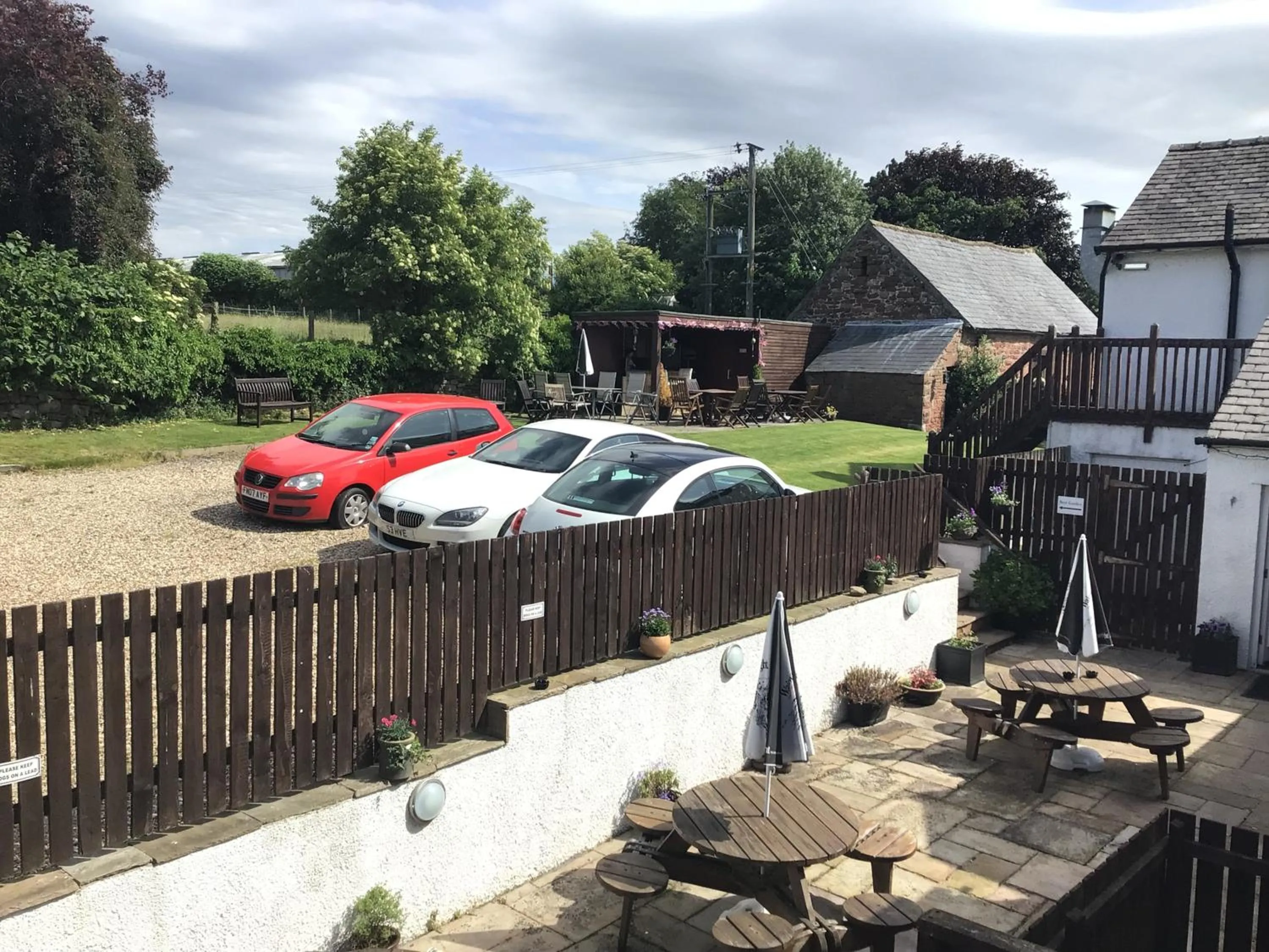 Garden view in Black Swan