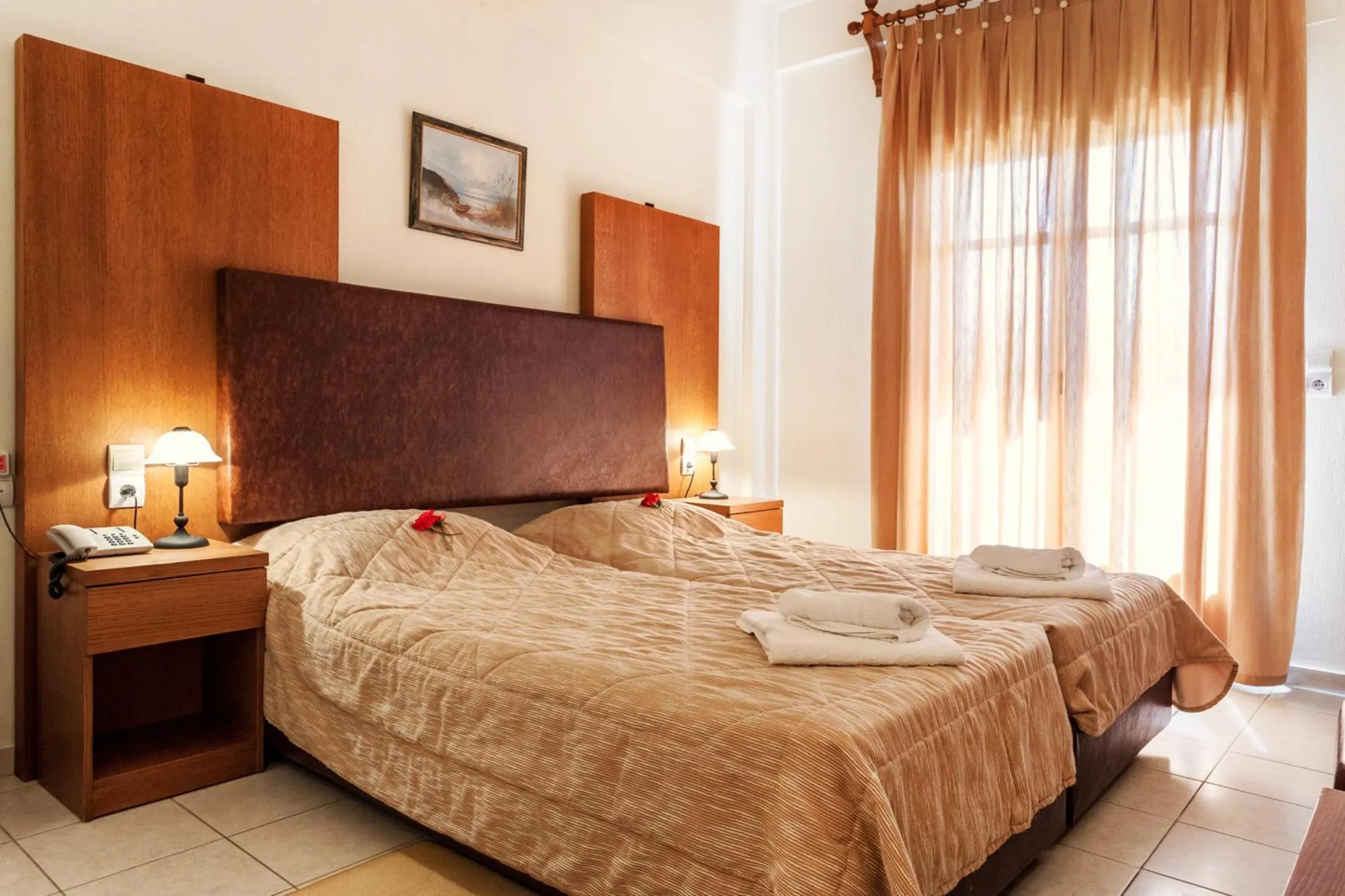 Bedroom, Bed in Aeolos Hotel