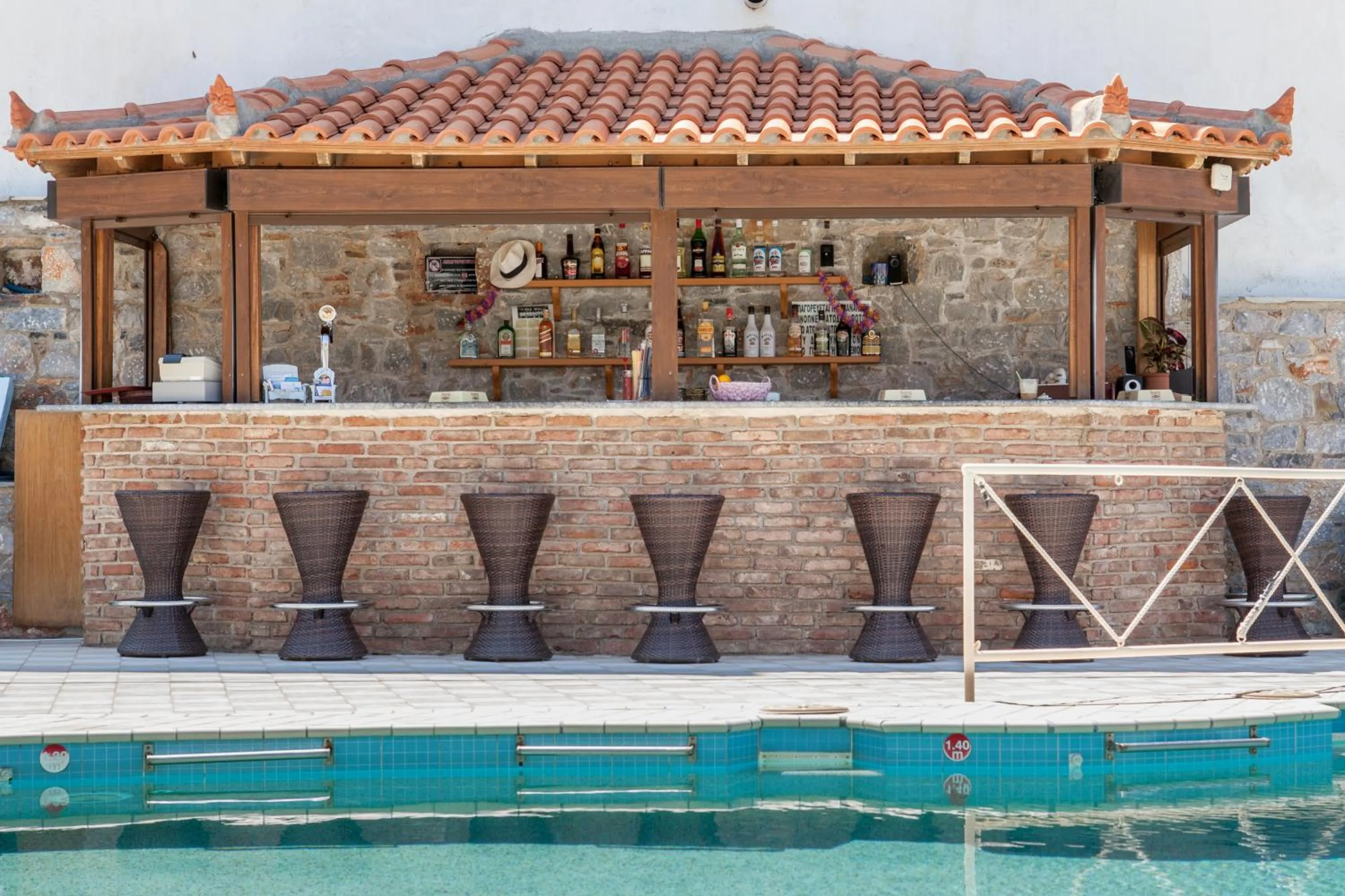 Lounge or bar in Aeolos Hotel