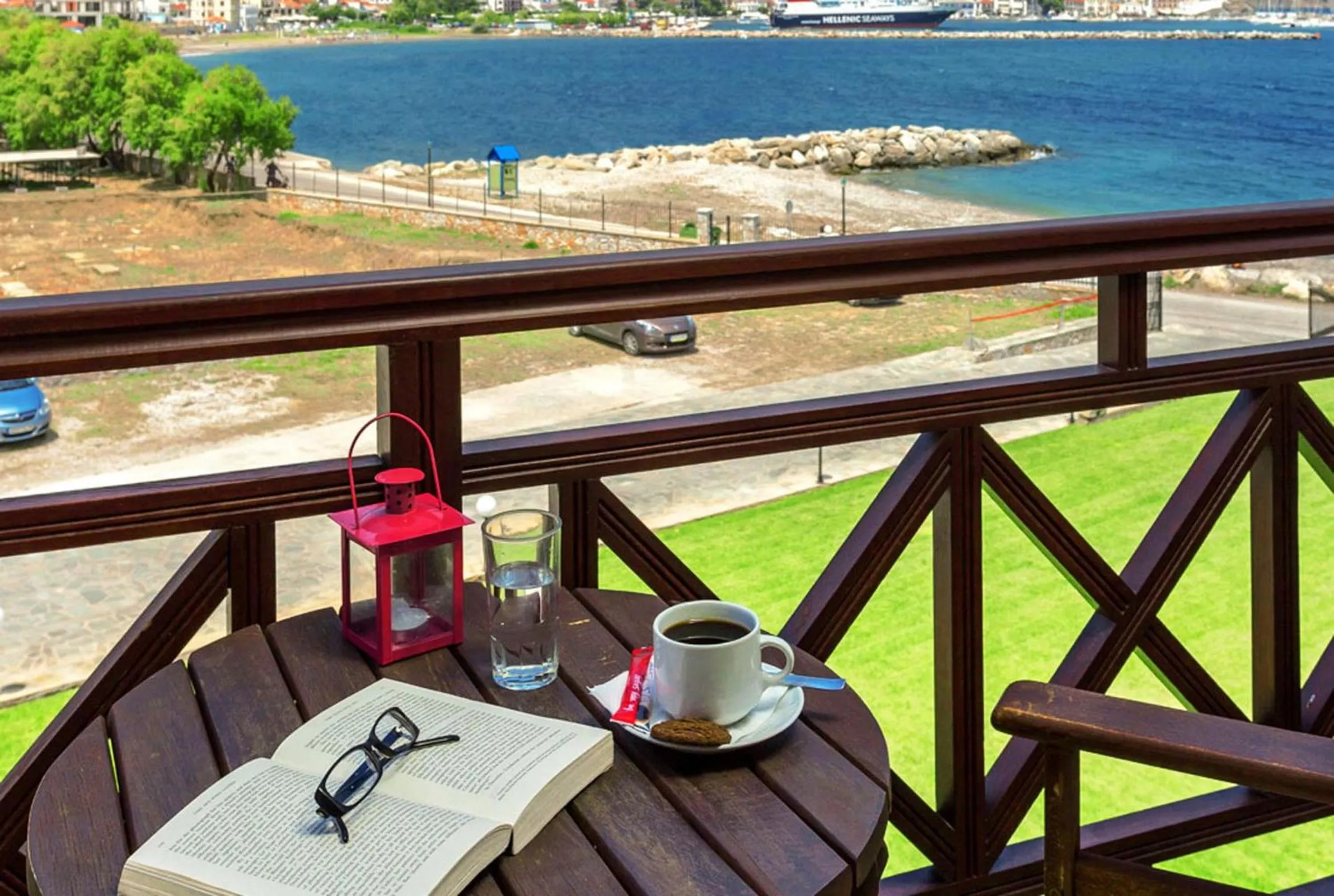Balcony/Terrace in Aeolos Hotel