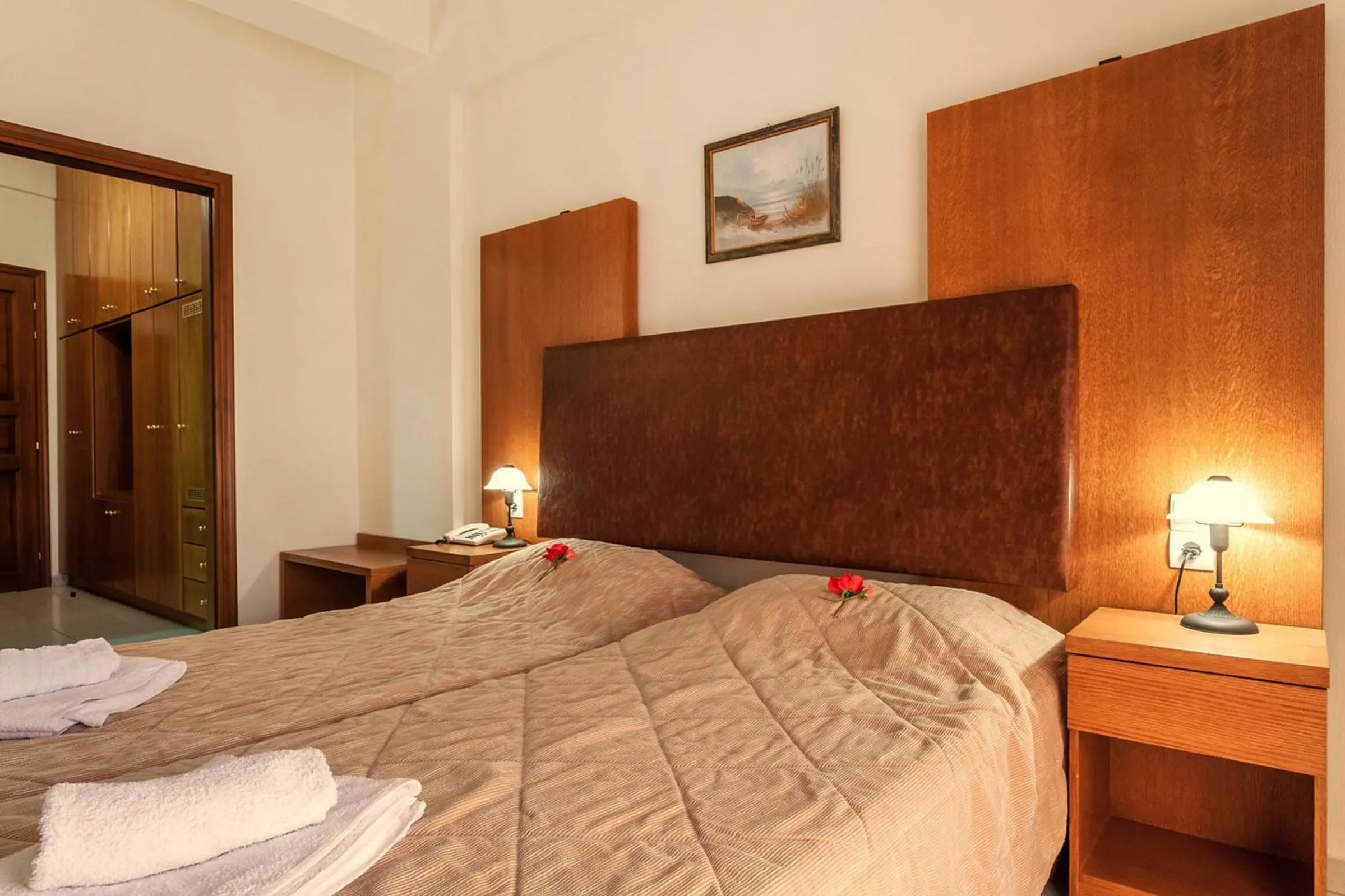 Bedroom, Bed in Aeolos Hotel