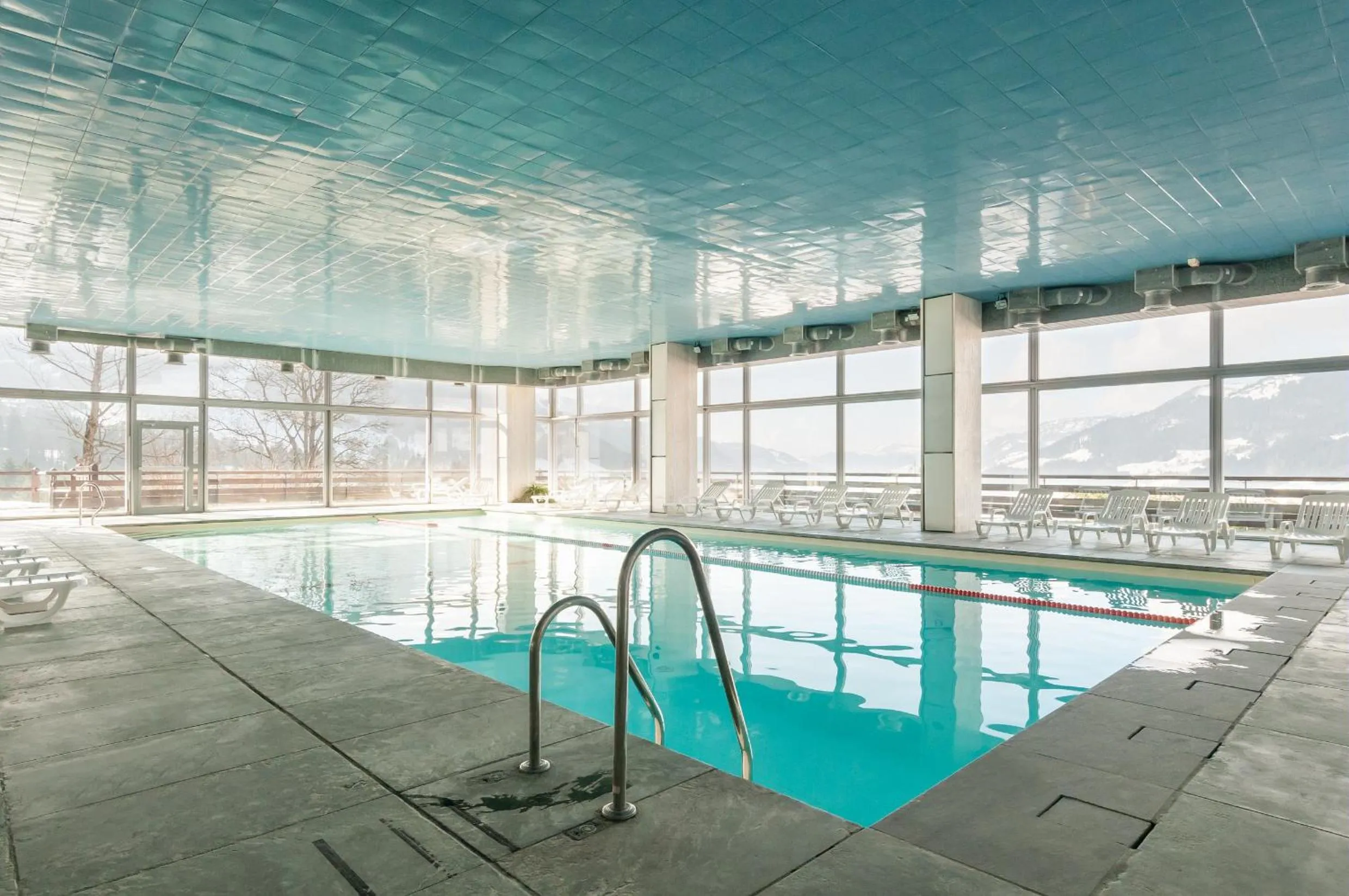 Pool view in Résidence Pierre & Vacances Le Mont d'Arbois